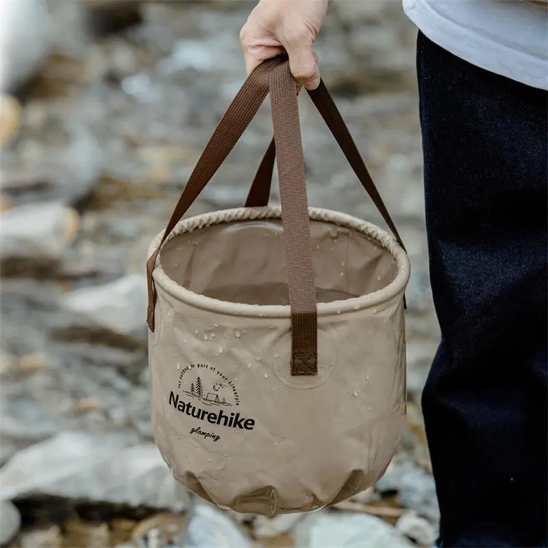 Naturehike Foldable Waterproof Round Camping Bucket - Image 5