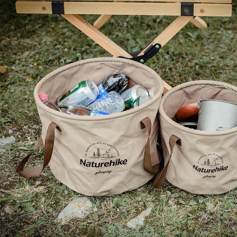 Naturehike Foldable Waterproof Round Camping Bucket - Image 7