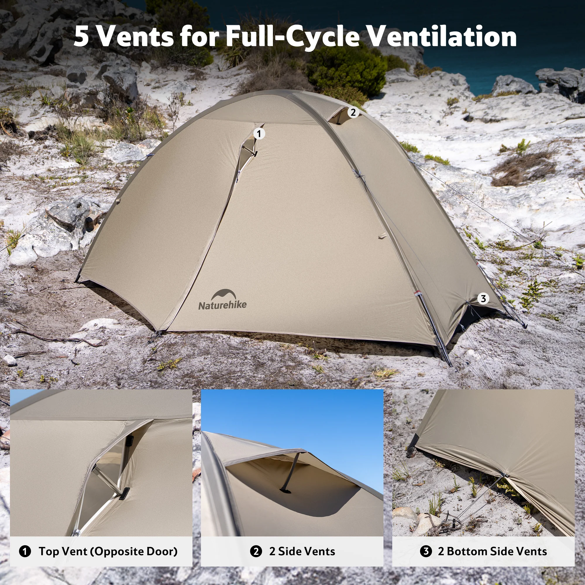 Giling PRO™ 4-Season 1-Person Backpacking Tent - Image 5