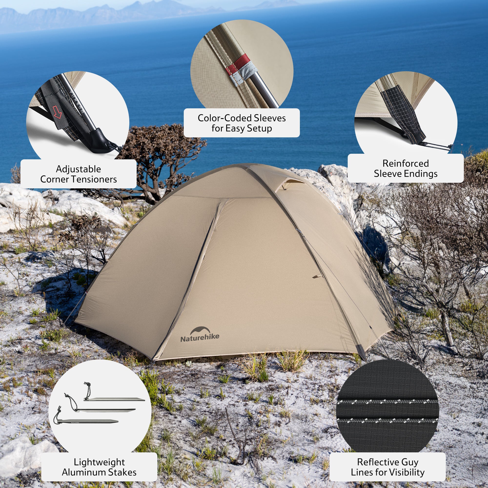 Giling PRO™ 4-Season 1-Person Backpacking Tent - Image 7