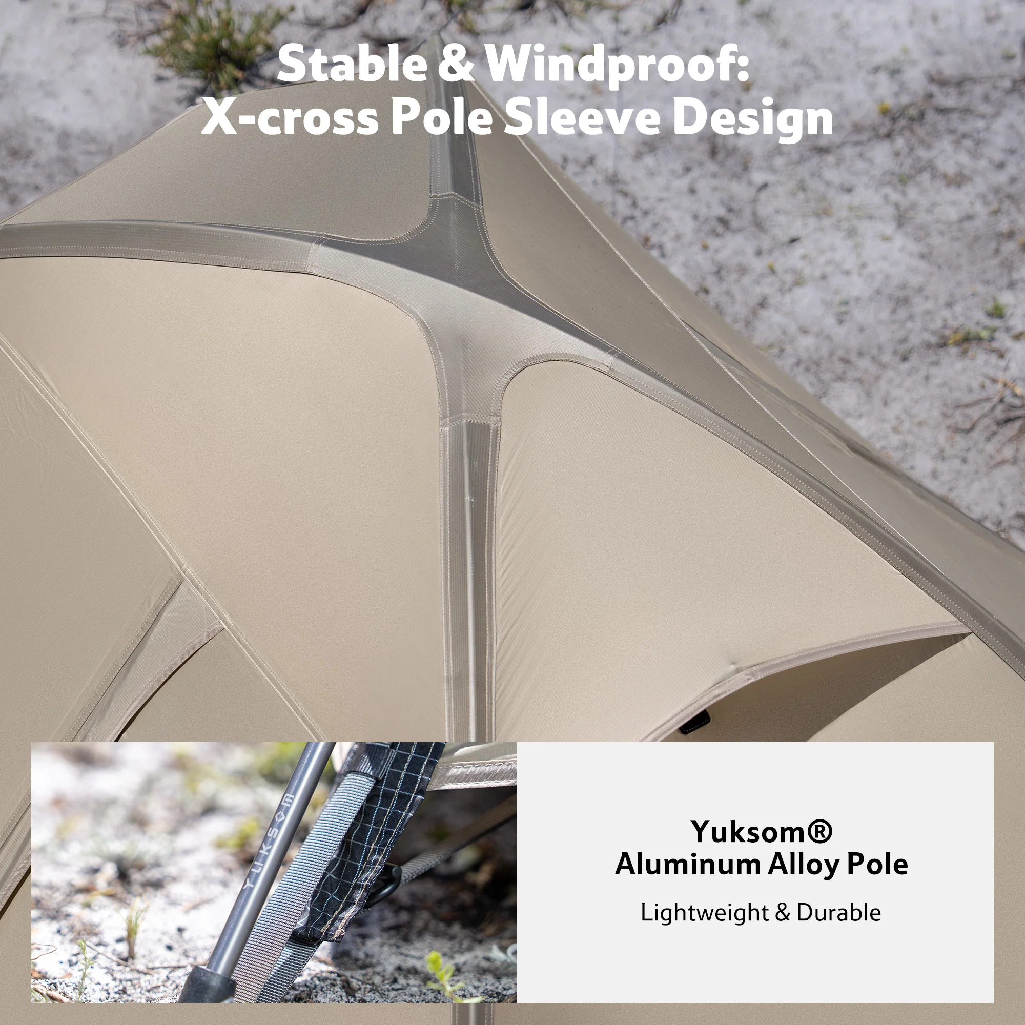 Giling PRO™ 4-Season 2-Person Backpacking Tent - Image 4