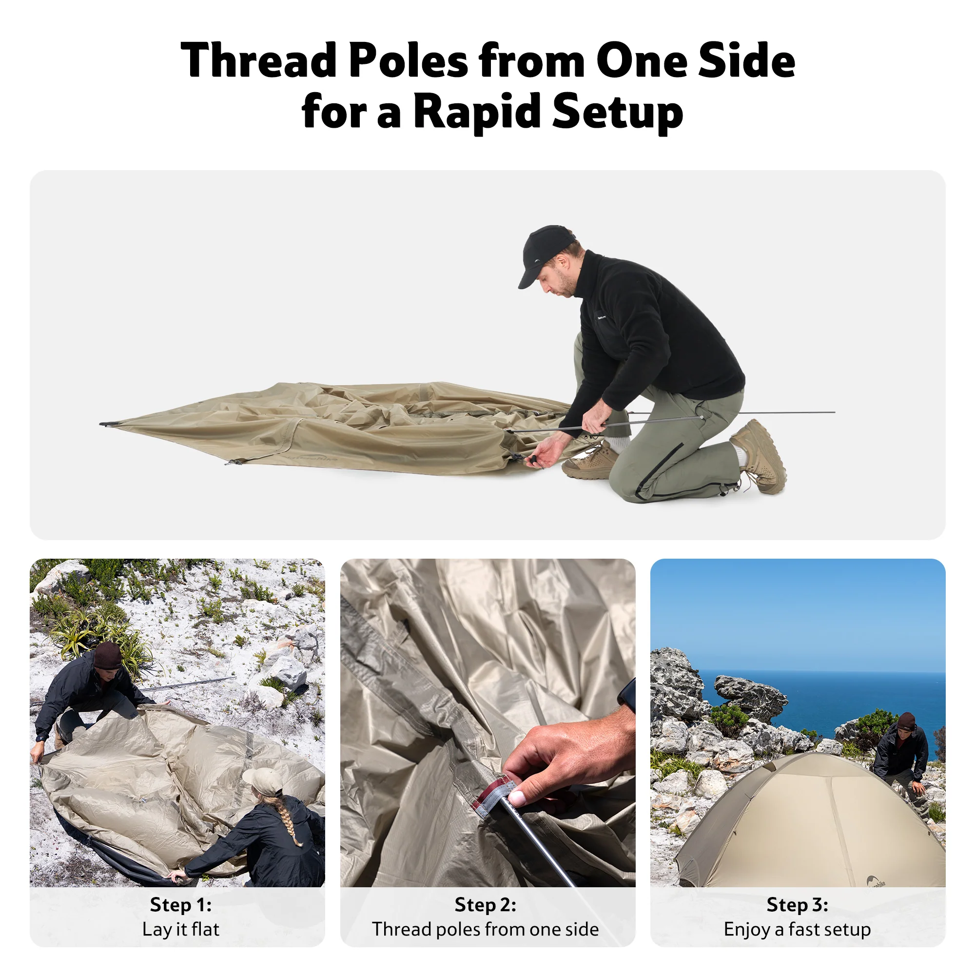 Giling PRO™ 4-Season 2-Person Backpacking Tent - Image 5