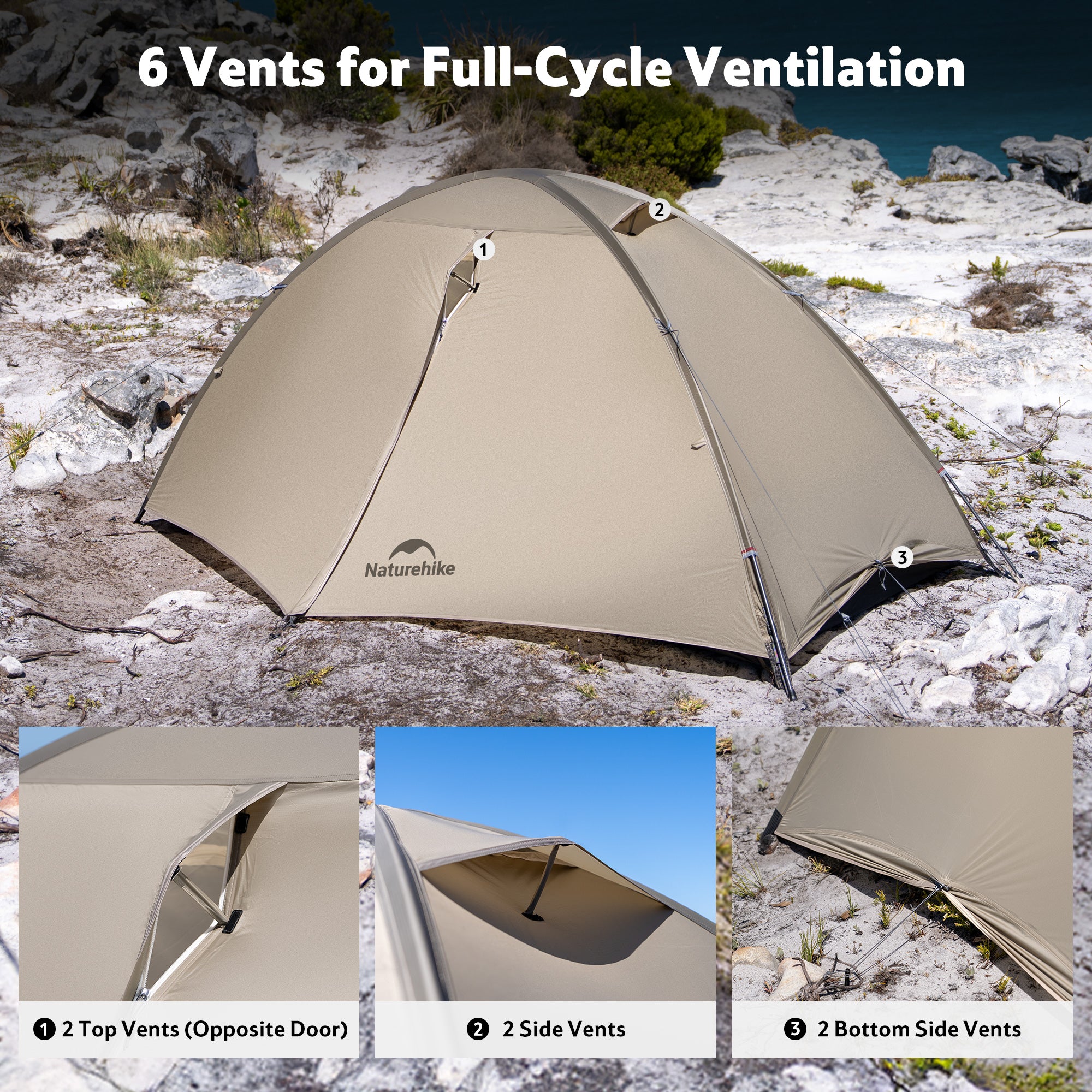 Giling PRO™ 4-Season 2-Person Backpacking Tent - Image 7