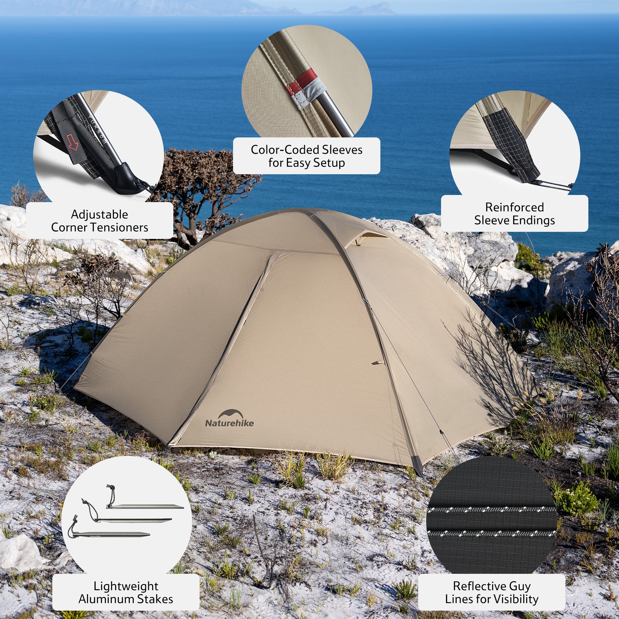 Giling PRO™ 4-Season 2-Person Backpacking Tent - Image 9