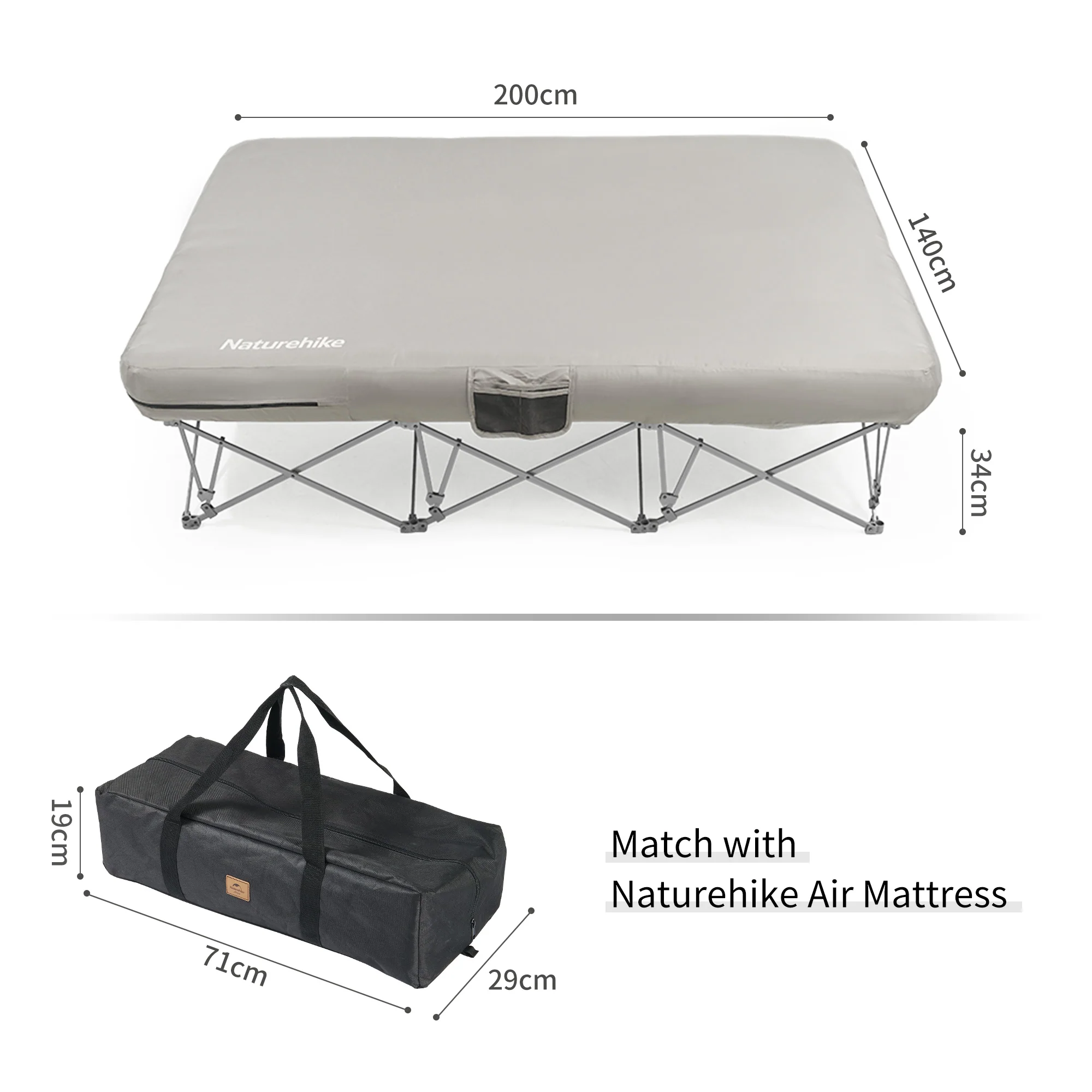GreenField™ XJC08 Folding Camping Bed - Image 2