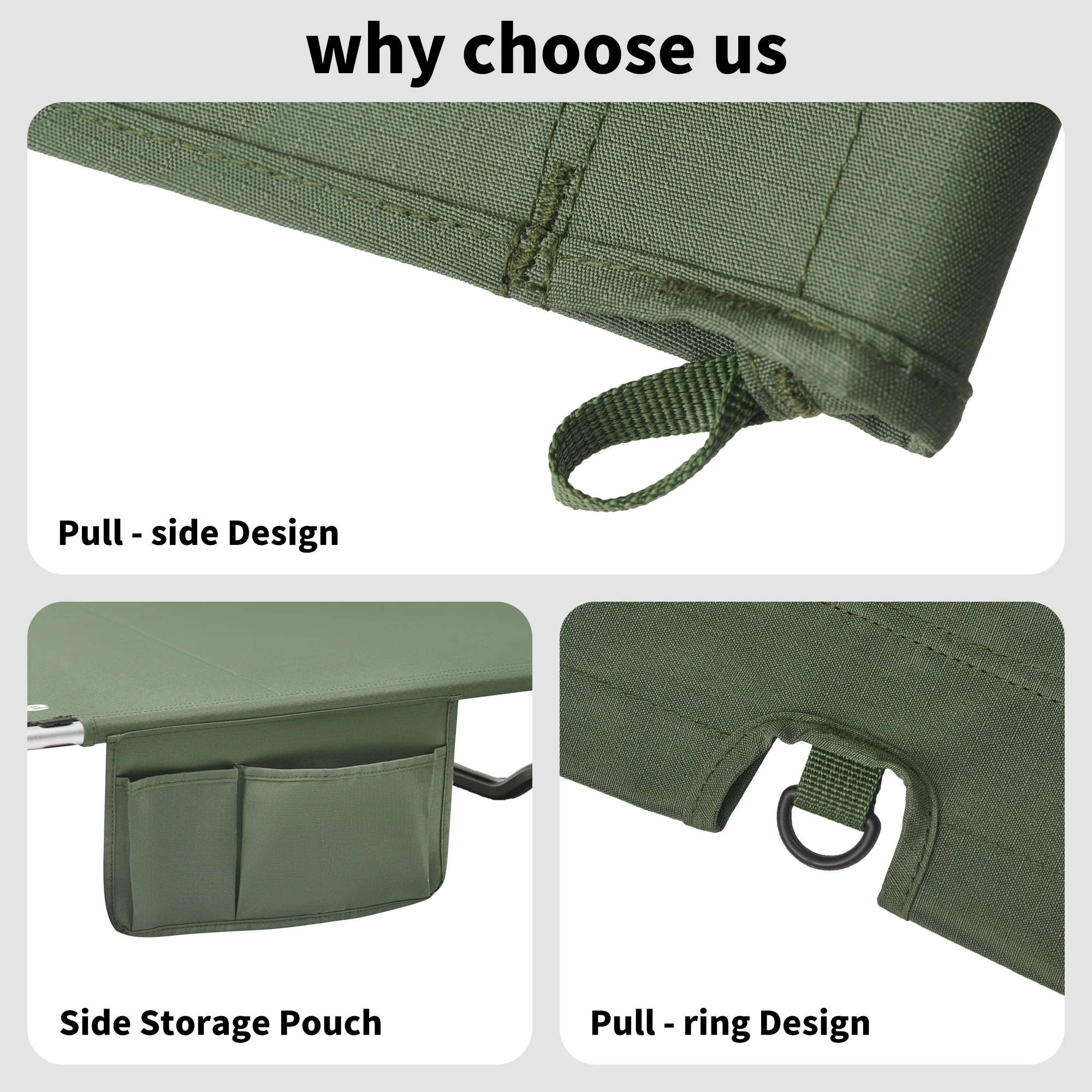 GreenField™ XJC08 Folding Camping Cot - Image 8