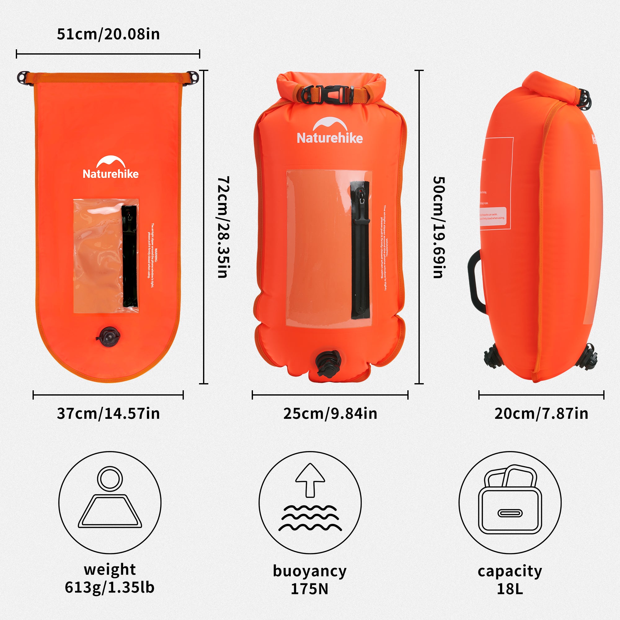 18L High Visible Safety Dry Bag - Image 17