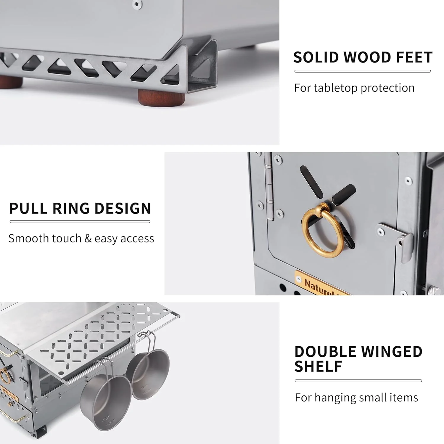 Icefield™ Tabletop Wood-Burning Stove with Chimney - Image 6