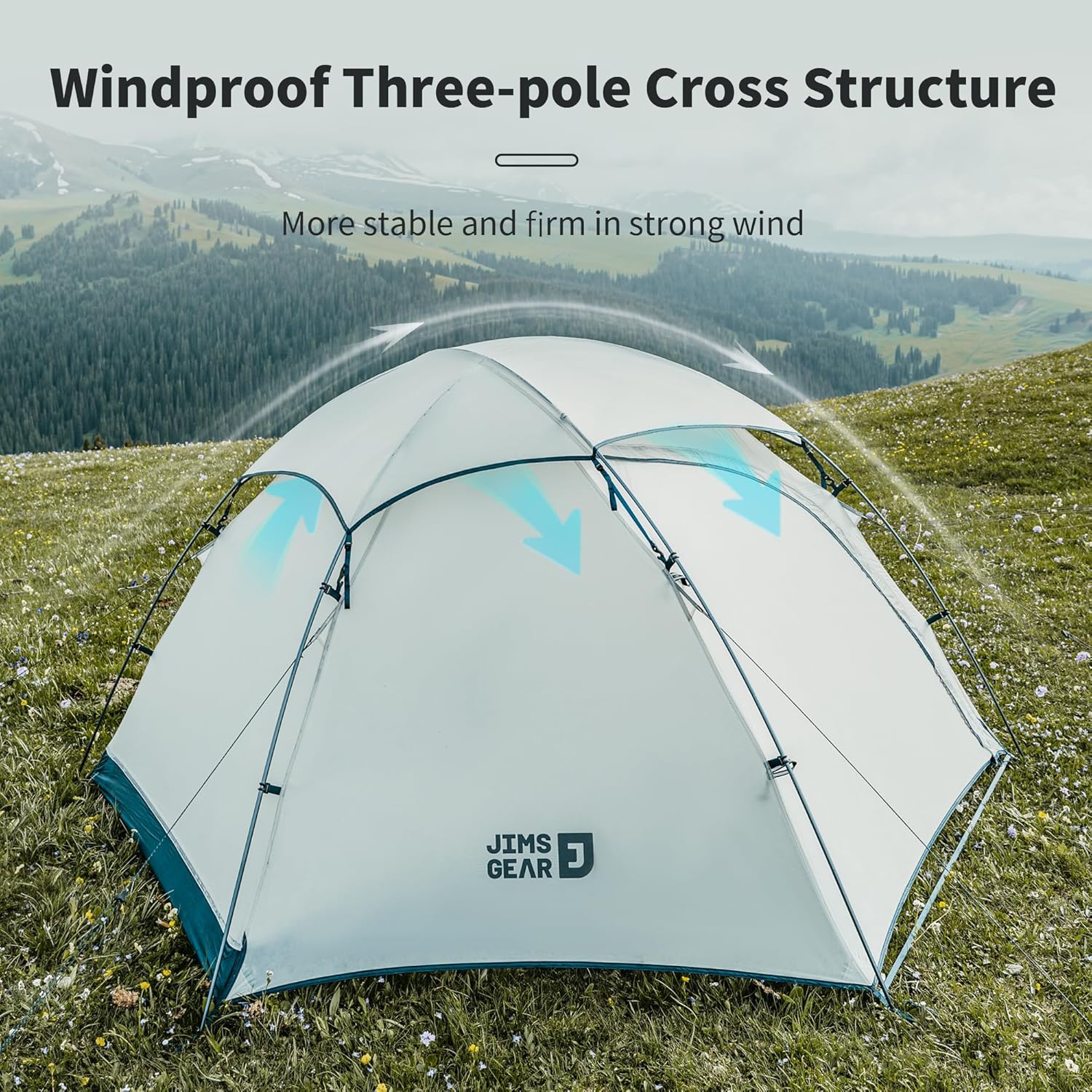 JIMS™ 1-Person Ultralight 4-Season Tent - Image 5