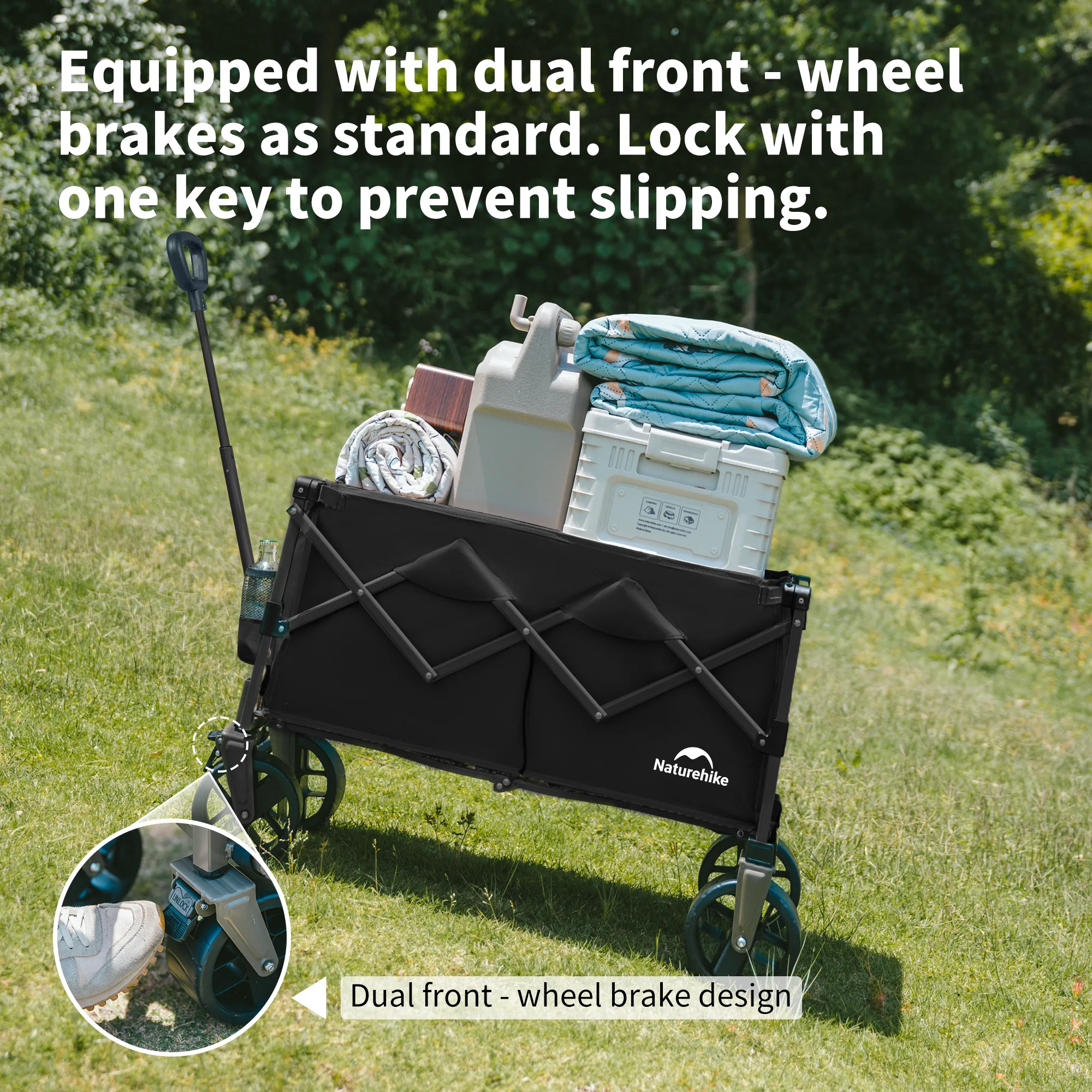 Lightweight Folding Camping Wagon - Image 4