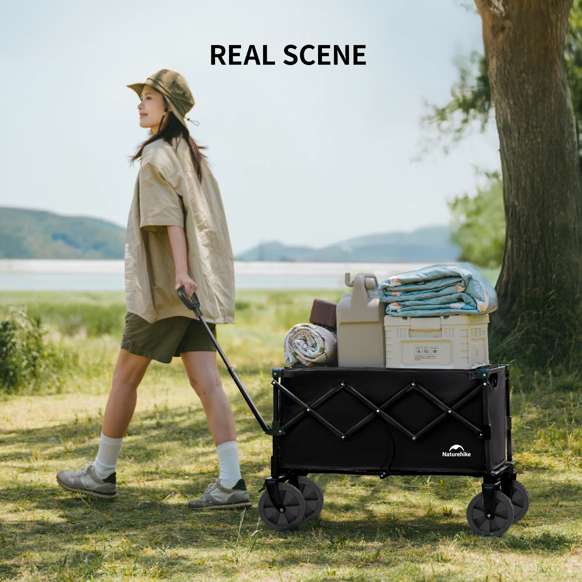 Lightweight Folding Camping Wagon - Image 9