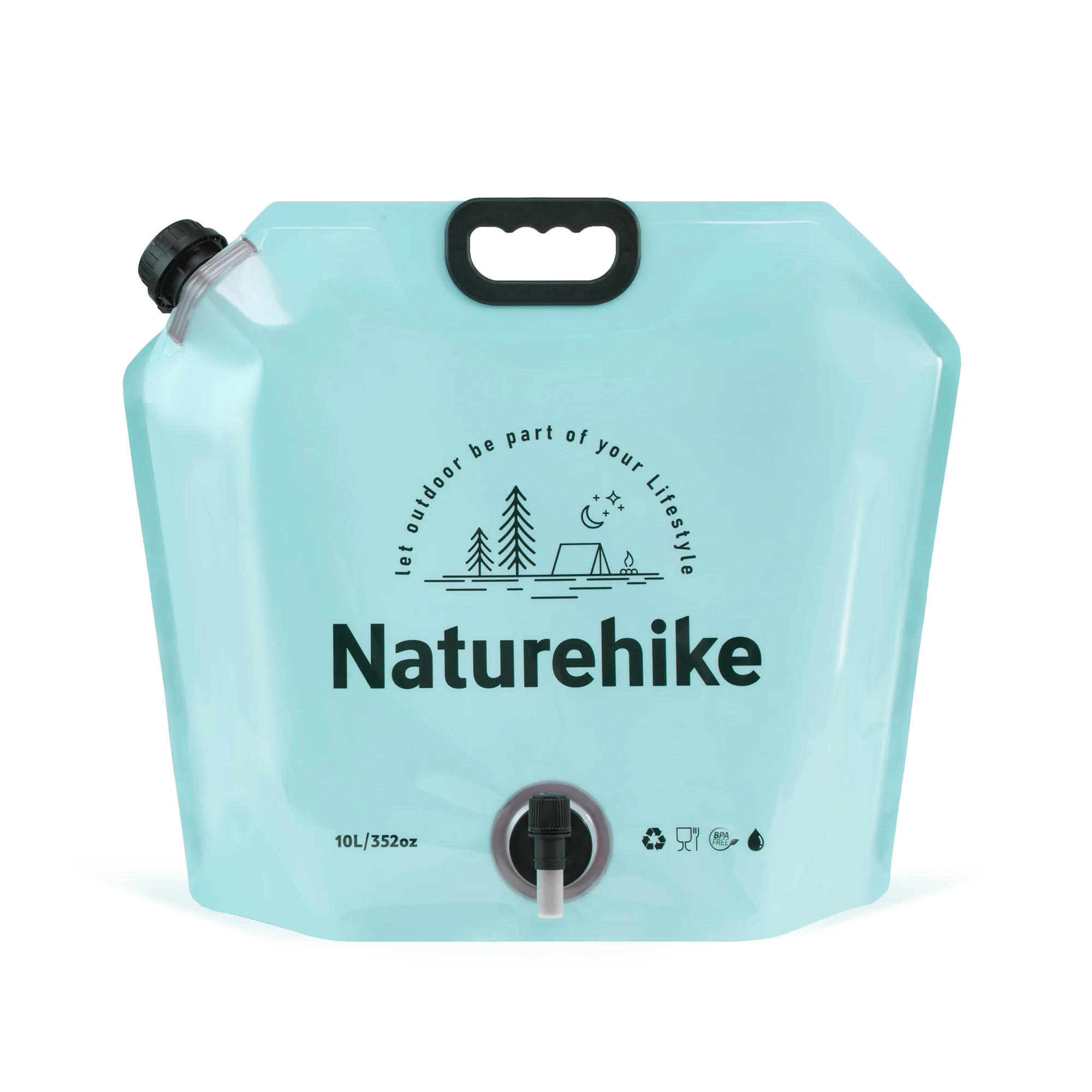 10L Foldable Water Bag with Tap - Image 10