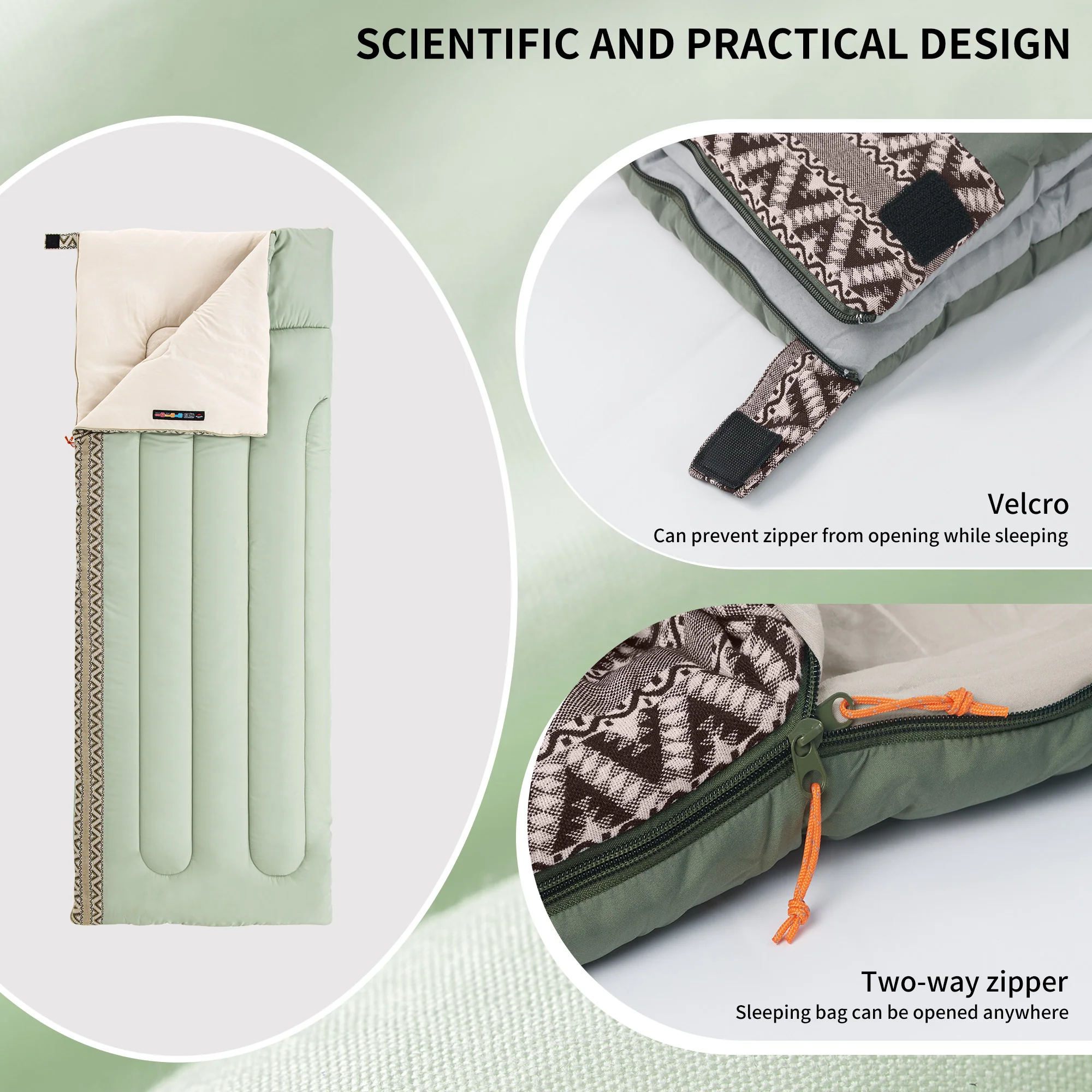 Linglong™ L150 Synthetic Sleeping Bag 55.4°F / 13°C - Image 5