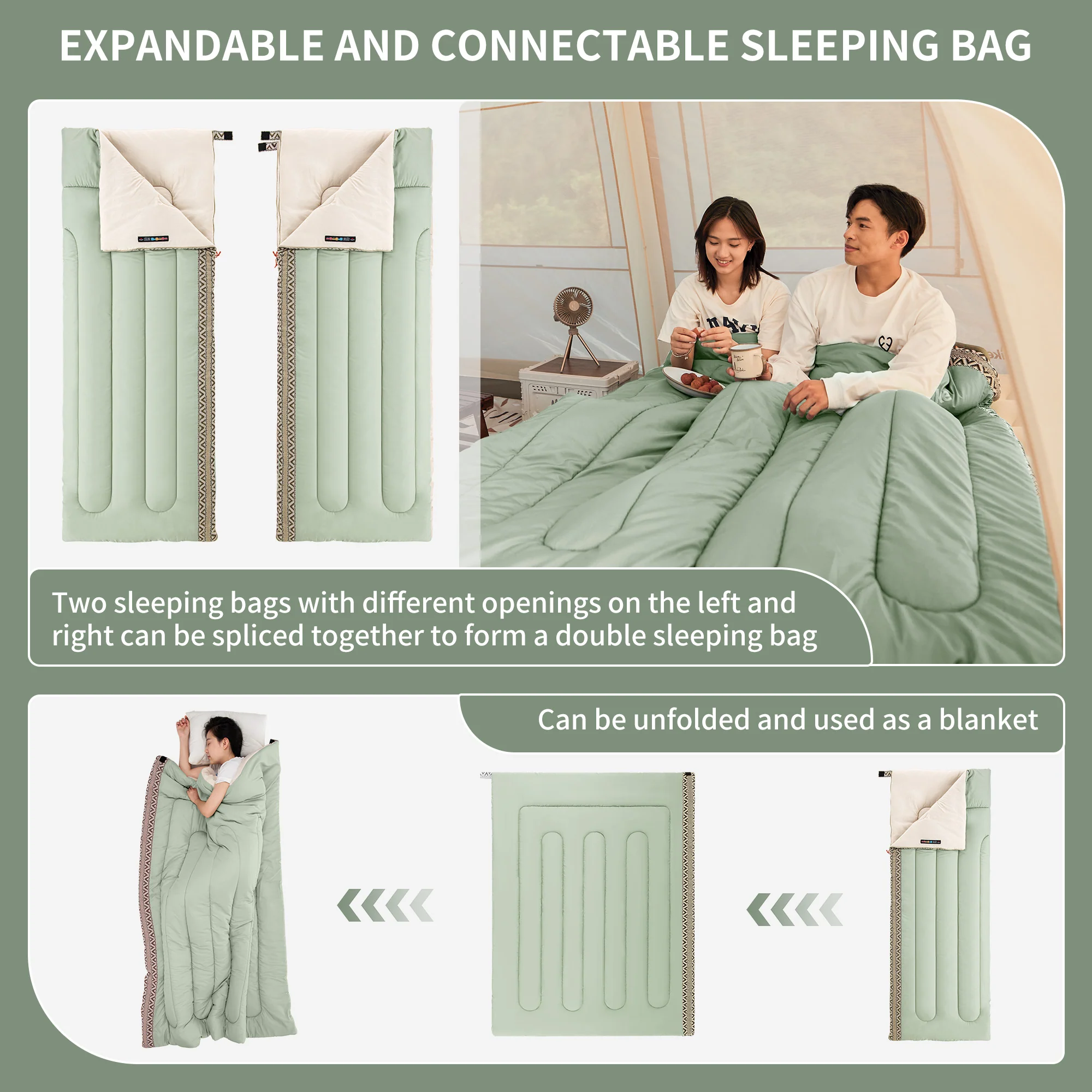 Linglong™ L150 Synthetic Sleeping Bag 55.4°F / 13°C - Image 9