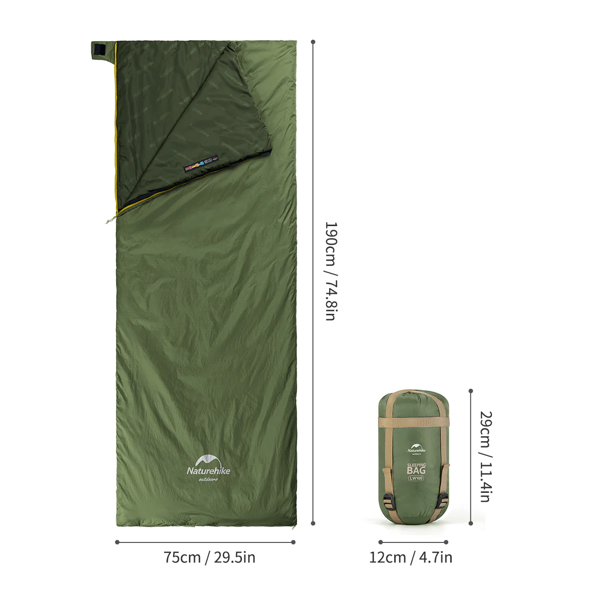 LW180™ Synthetic Sleeping Bag 59°F / 15°C - Image 14