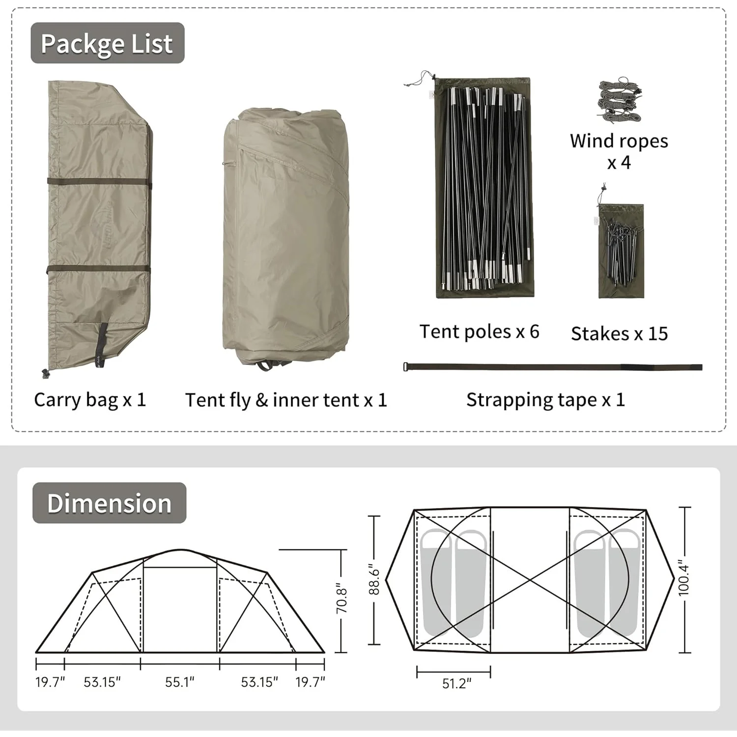 Massif™ 4-Person Hot Tent - Image 8