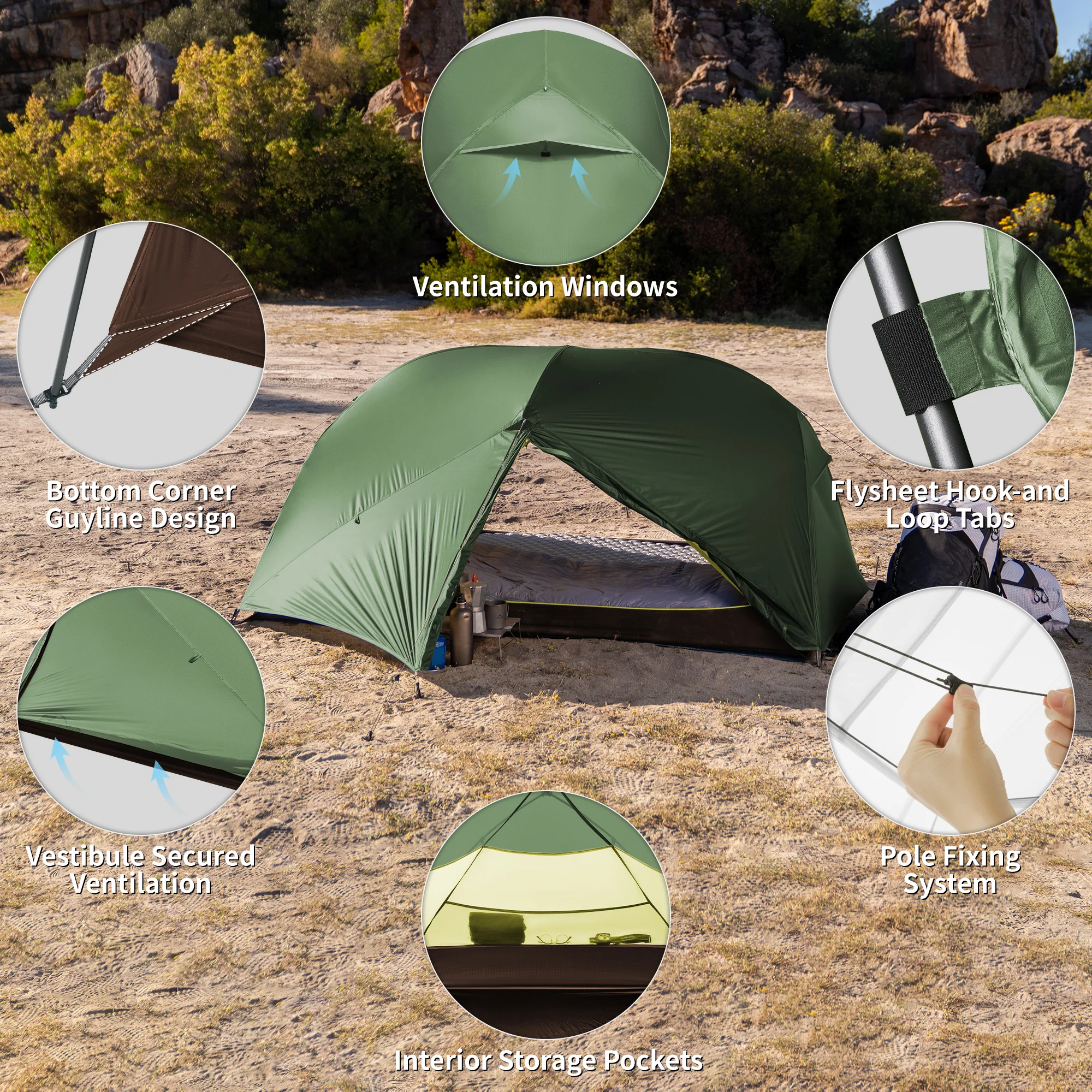 Mongar™ BASE 2-Person Backpacking Tent - Image 10