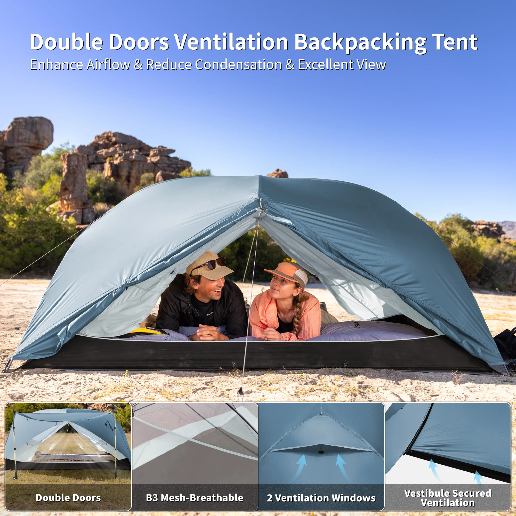 Mongar™ BASE 2-Person Backpacking Tent - Image 6