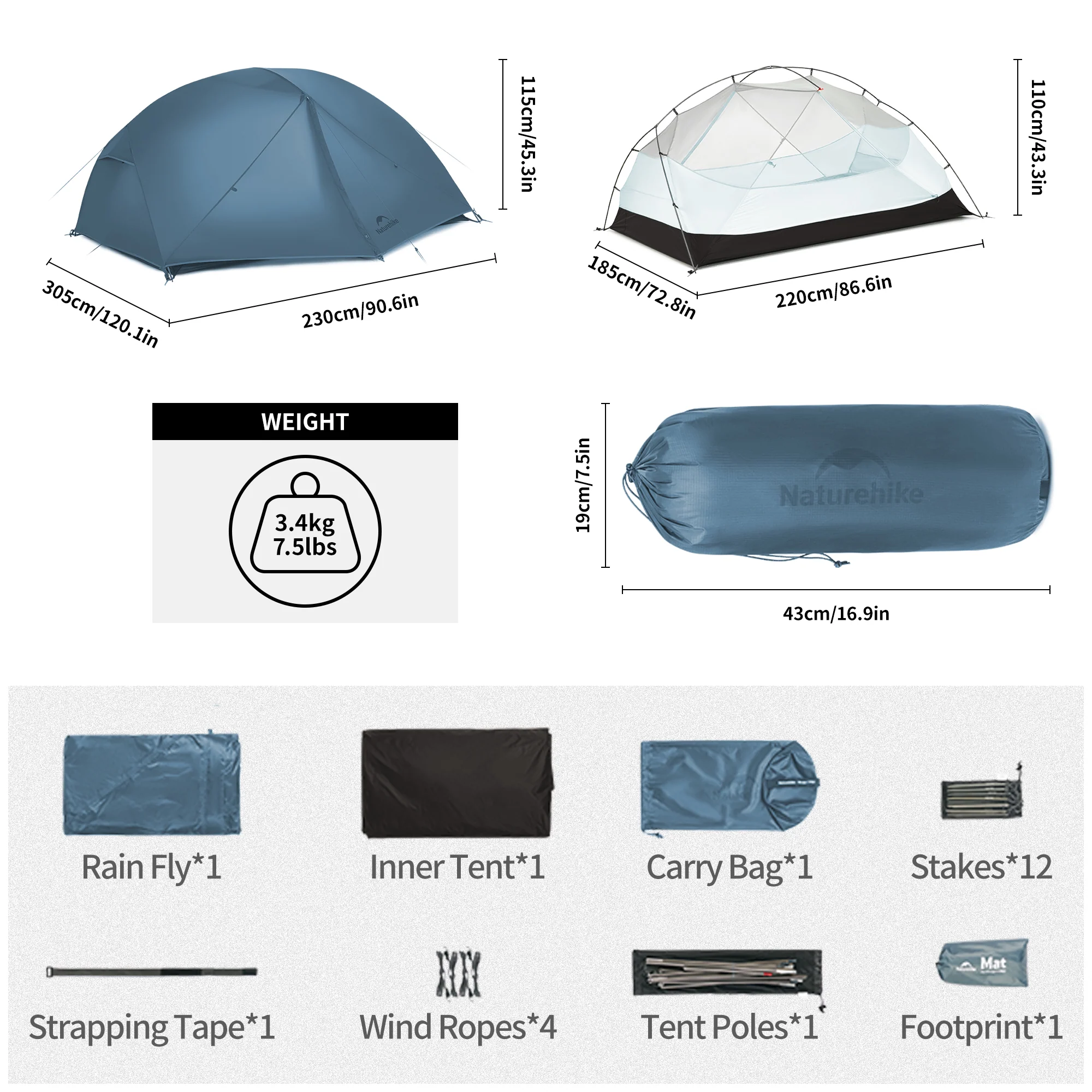 Mongar™ BASE 3-Person Backpacking Tent - Image 10