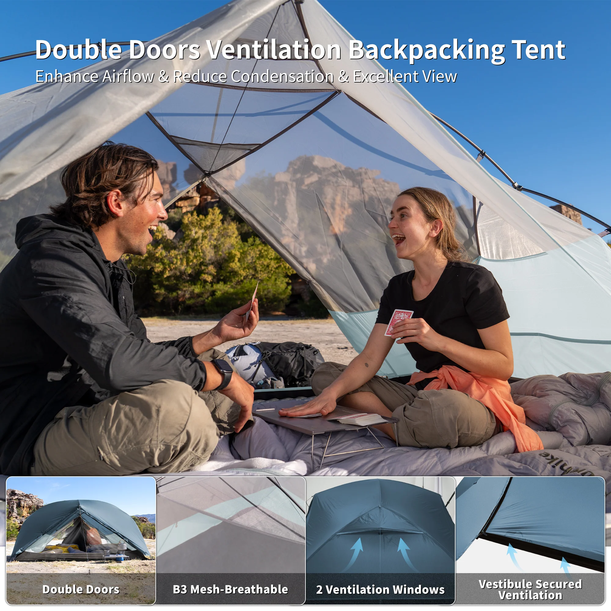 Mongar™ BASE 3-Person Backpacking Tent - Image 6