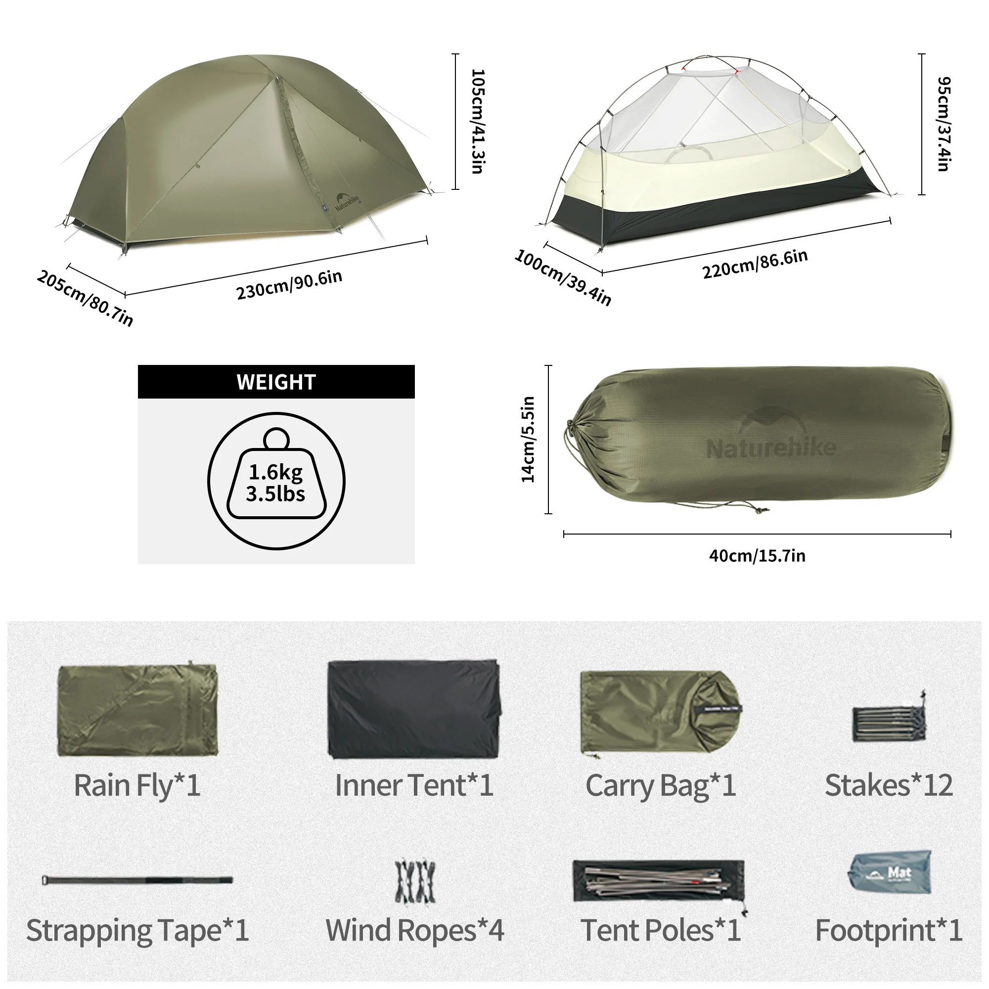 Mongar™ Pro 1-Person Ultralight Backpacking Tent - Image 11