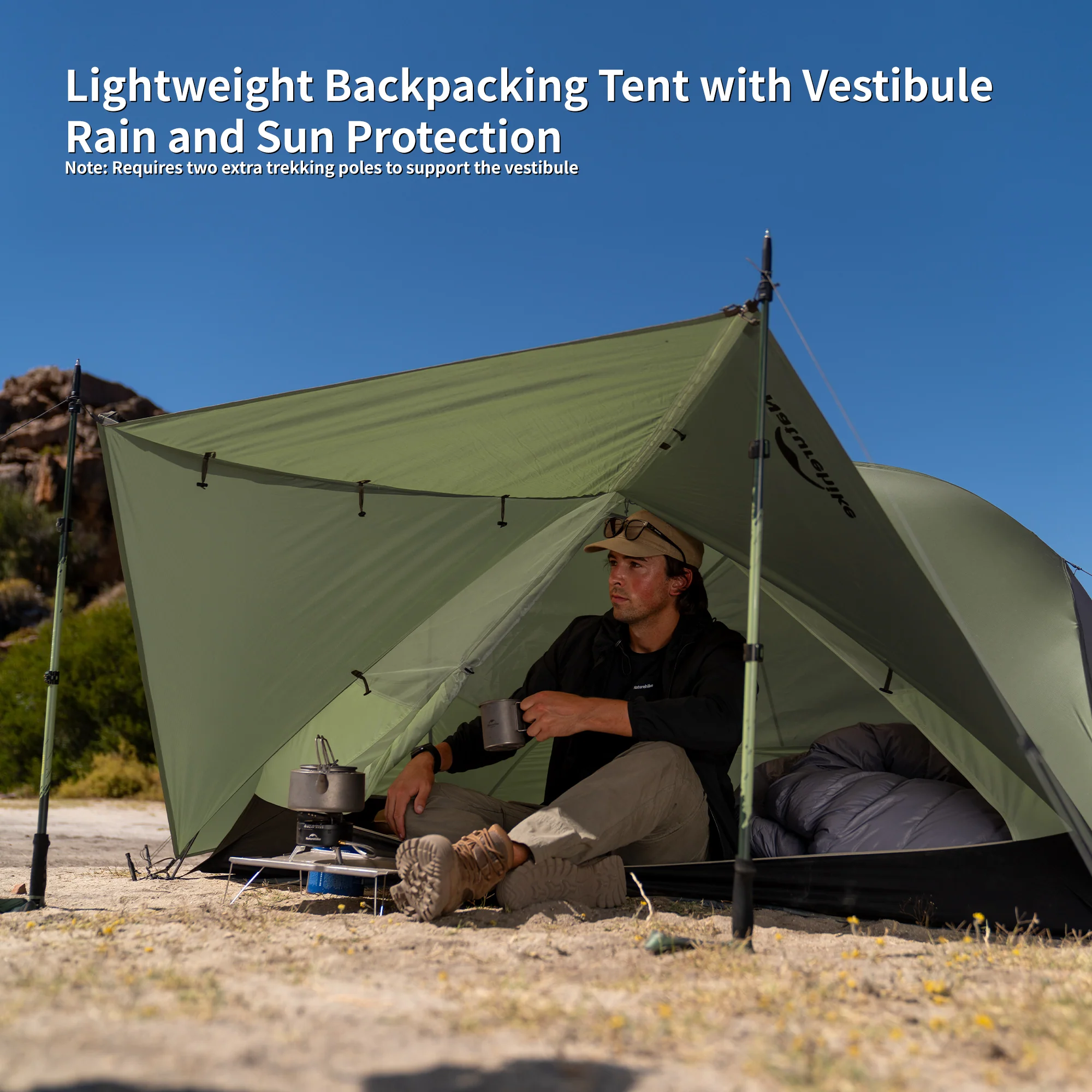 Mongar™ Pro 1-Person Ultralight Backpacking Tent - Image 5