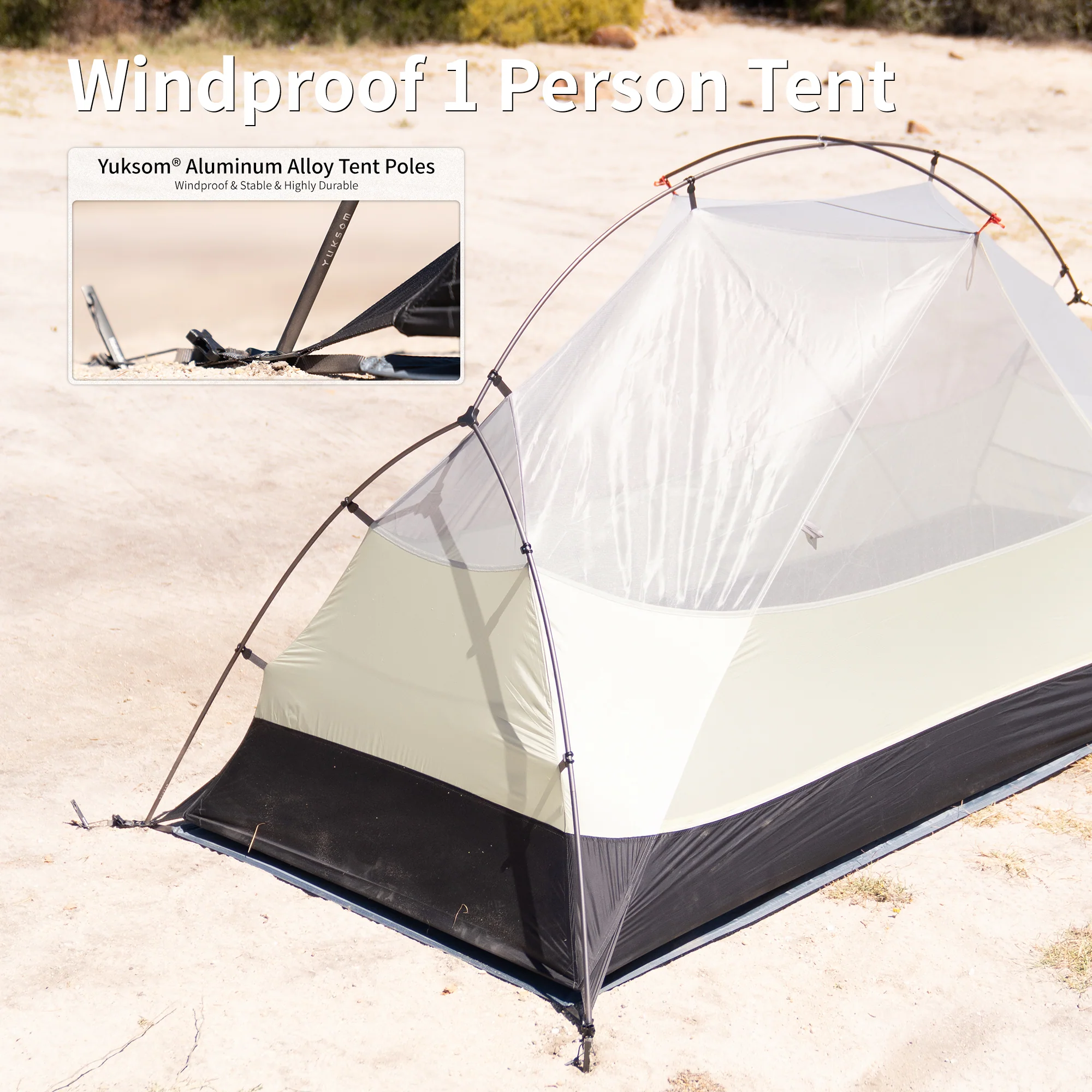 Mongar™ Pro 1-Person Ultralight Backpacking Tent - Image 8