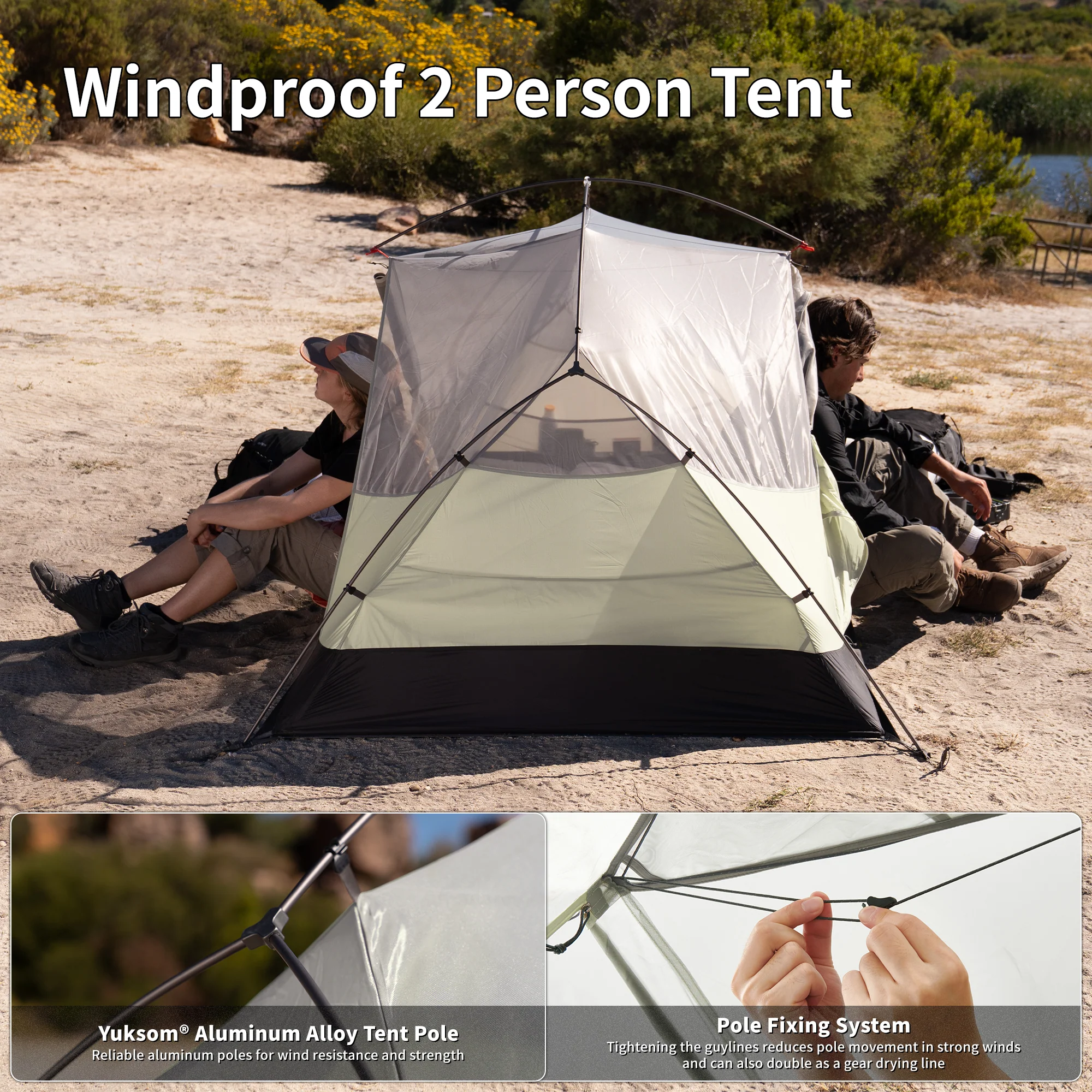 Mongar™ Pro 2-Person Ultralight Backpacking Tent - Image 8