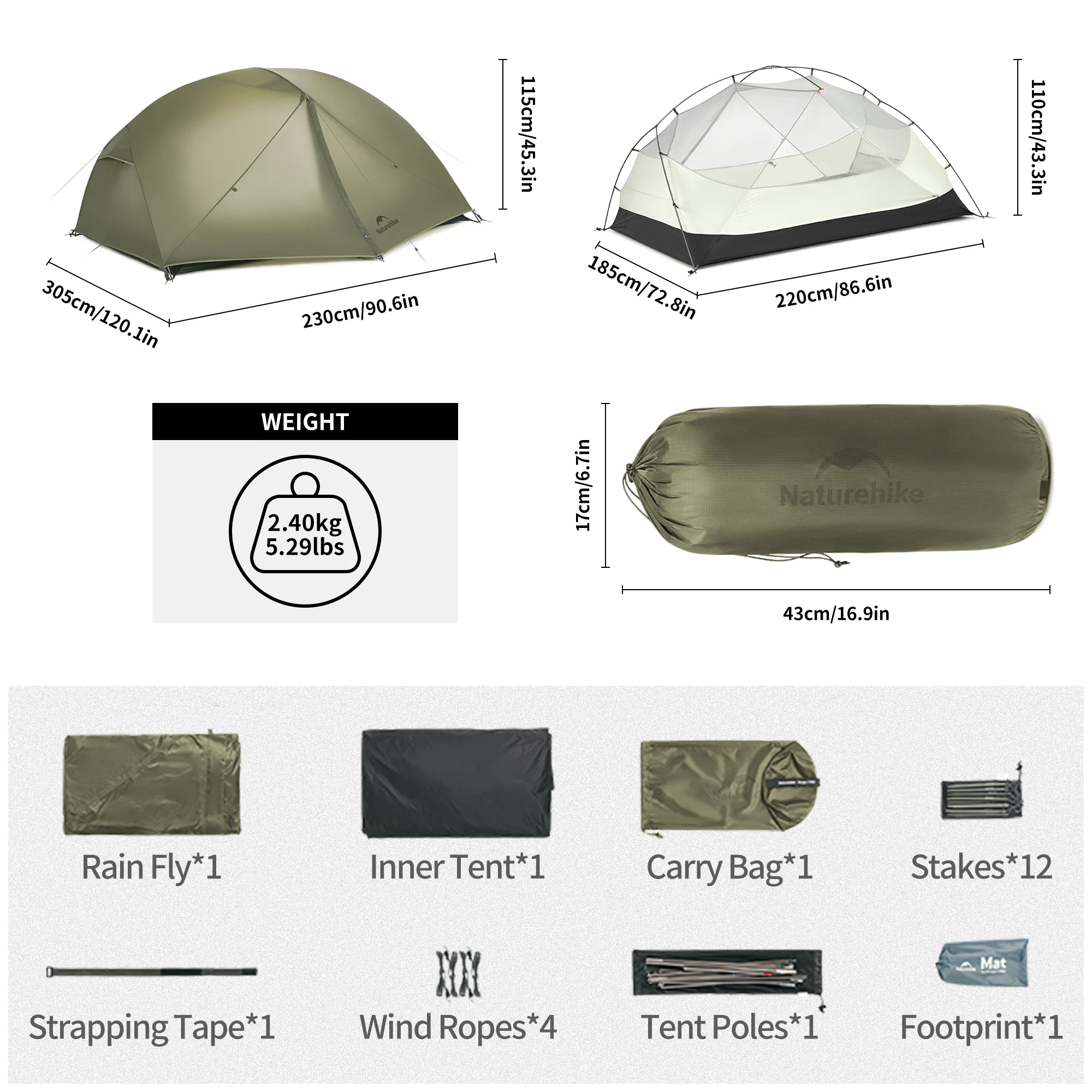 Mongar™ Pro 3-Person Ultralight Backpacking Tent - Image 10