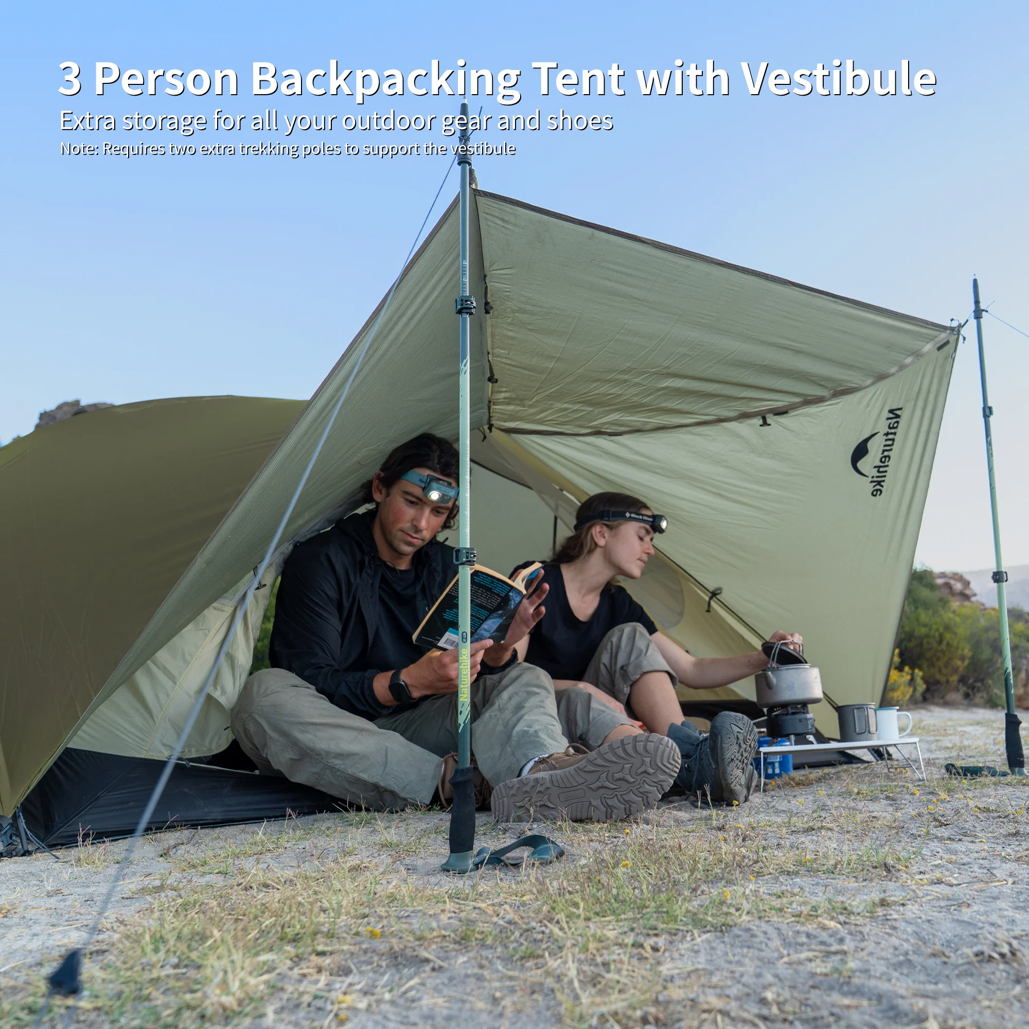 Mongar™ Pro 3-Person Ultralight Backpacking Tent - Image 3