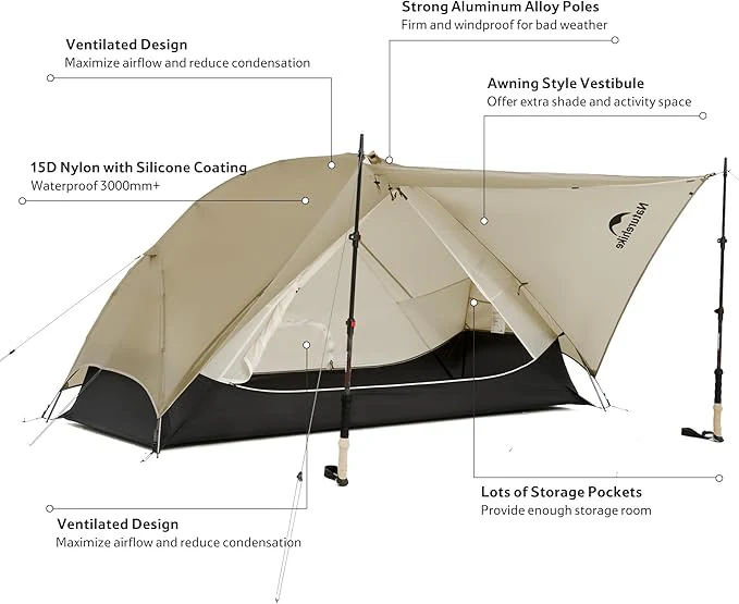 Mongar™ UL 1-Person Ultralight Backpacking Tent - Image 6