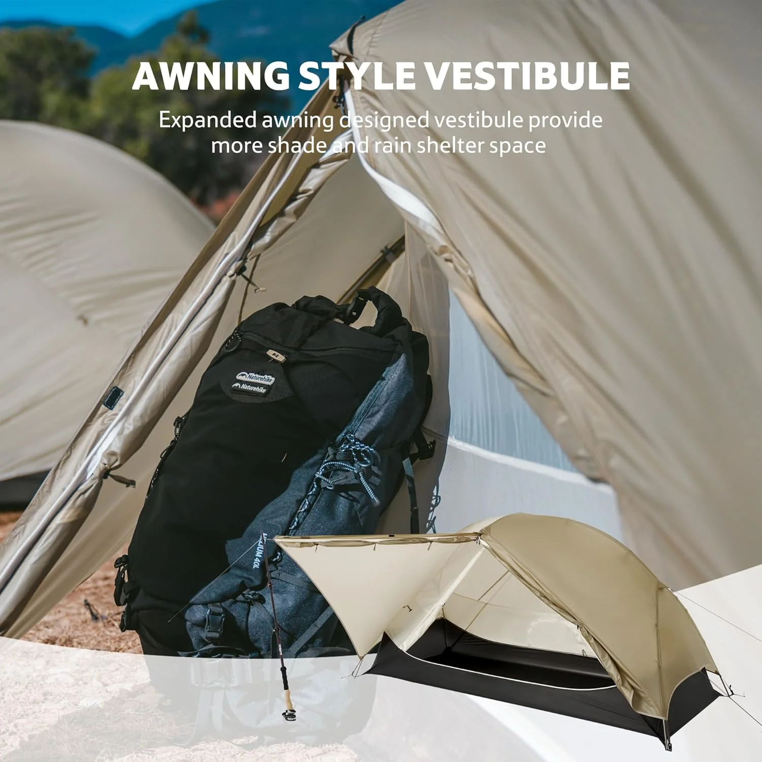 Mongar™ UL 1-Person Ultralight Backpacking Tent - Image 9