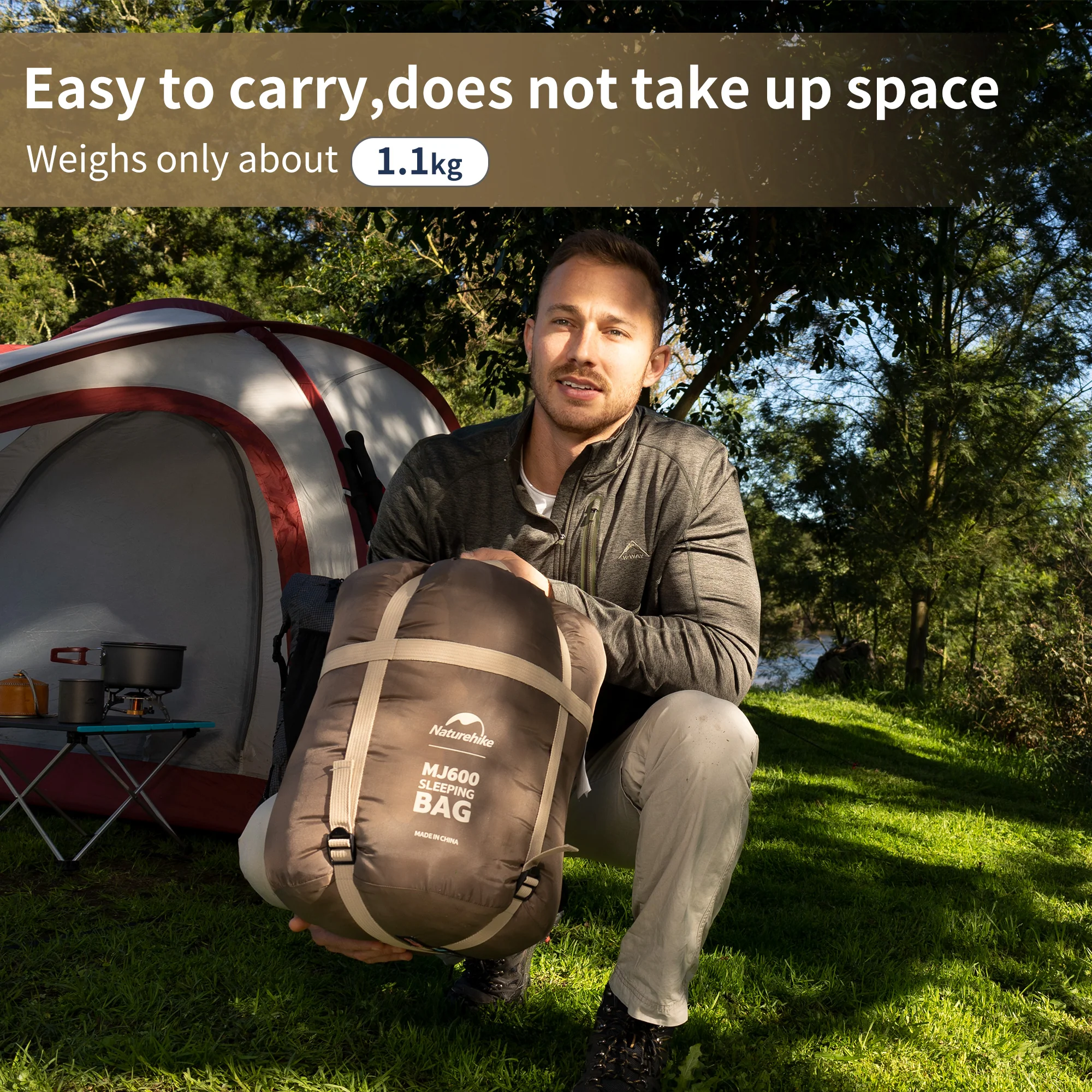 Mujin™ MJ600 Synthetic Mummy Sleeping Bag 23°F / -5°C - Image 11