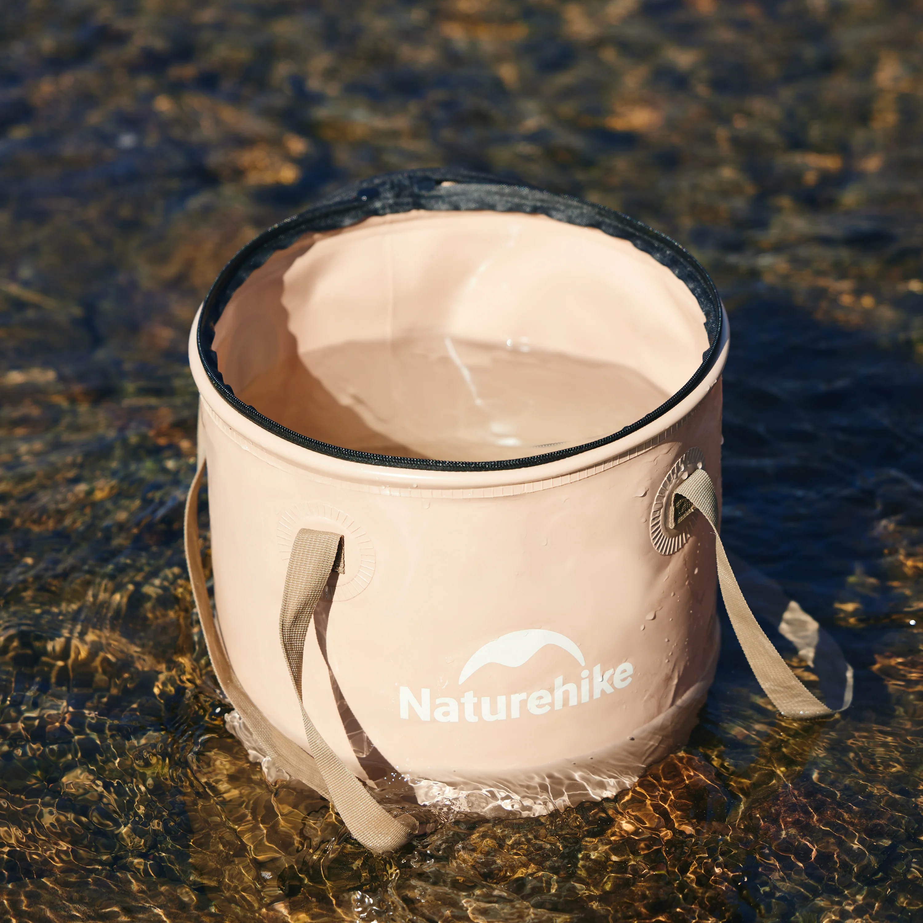Naturehike 20L Collapsible Bucket – Portable Folding Wash Basin with Lid & Handle - Image 10