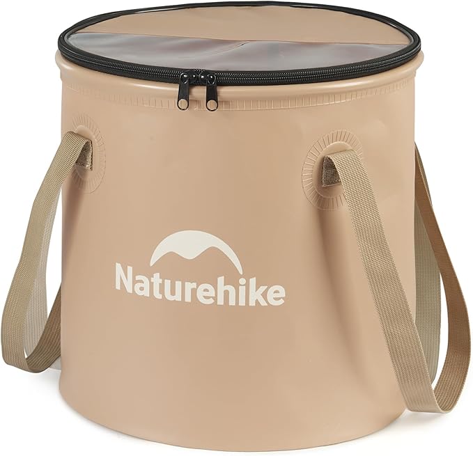Naturehike 20L Collapsible Bucket – Portable Folding Wash Basin with Lid & Handle - Image 2