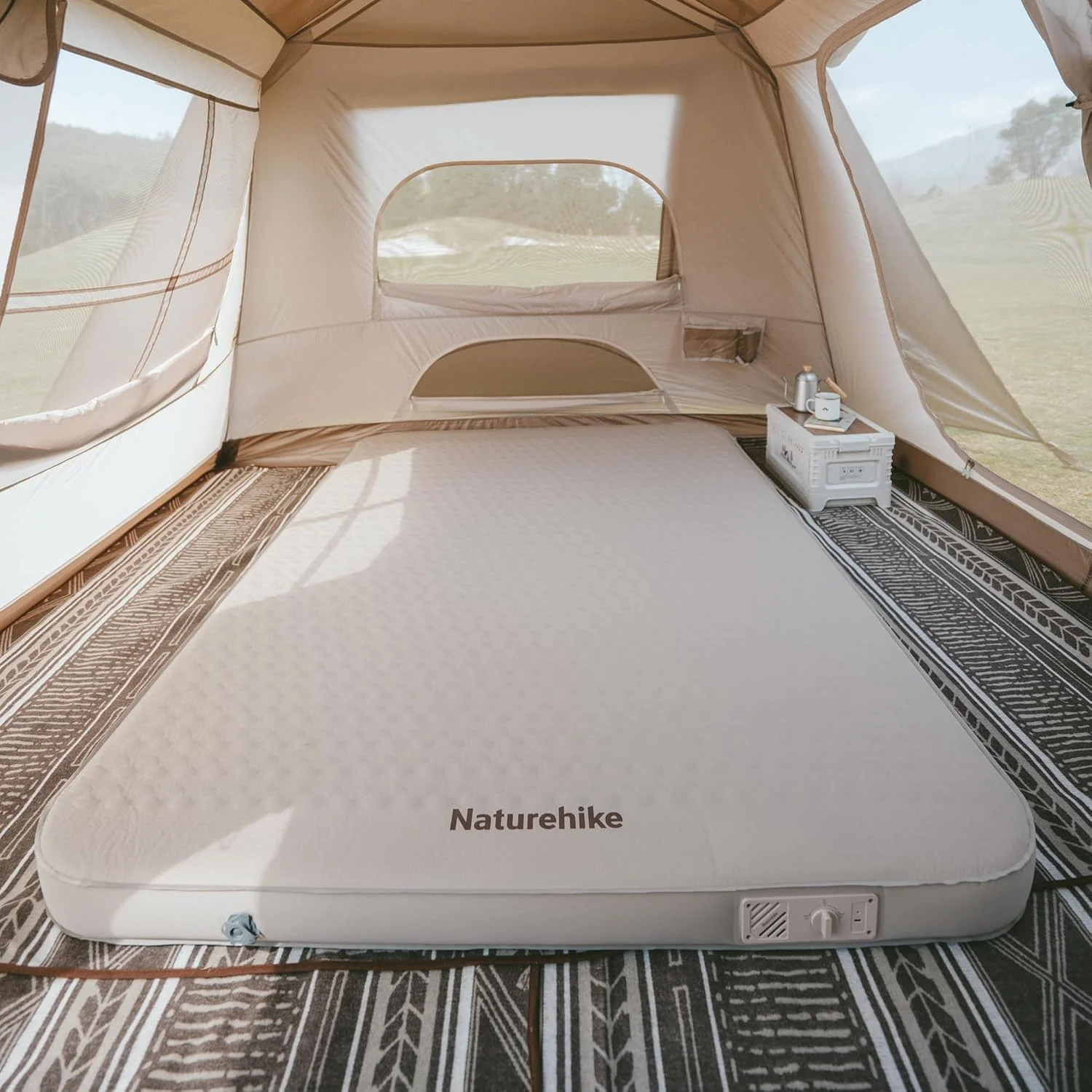 Naturehike 4.7in Self Inflating Double Camping Mattress with Pump - Image 8
