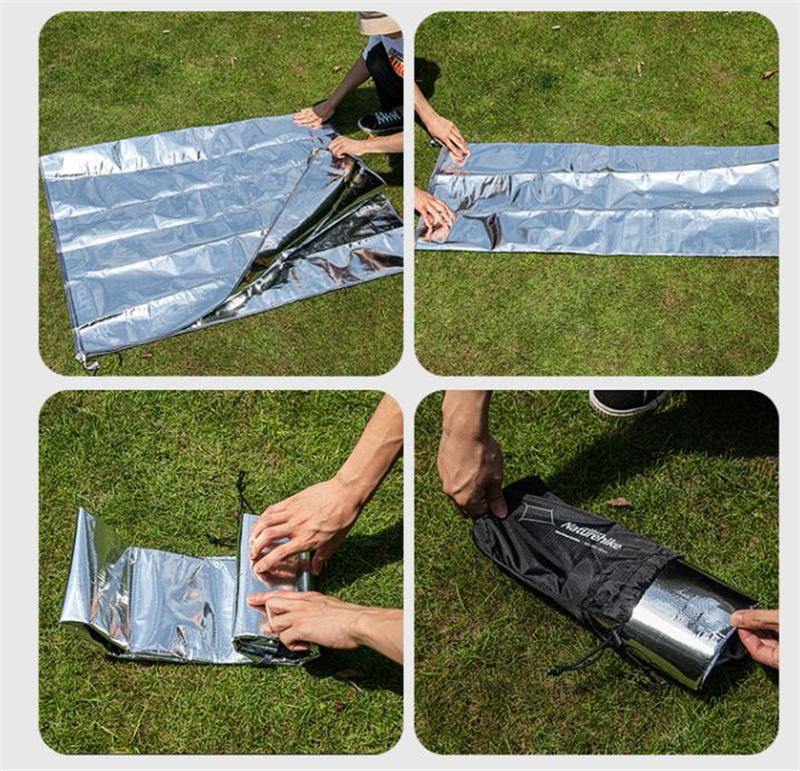 Naturehike PE Aluminum Foil Moisture-proof Camping Outdoor Floor Mat - Image 8
