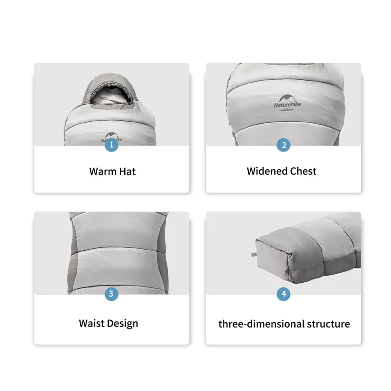 P300/400 Cotton Winter Sleeping Bag - Image 4