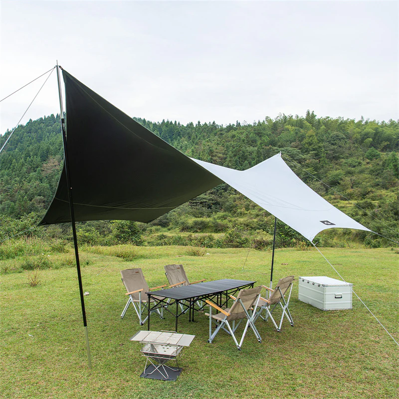 Naturehike SHARK Black Vinyl Hexagonal Sunshade - Image 7