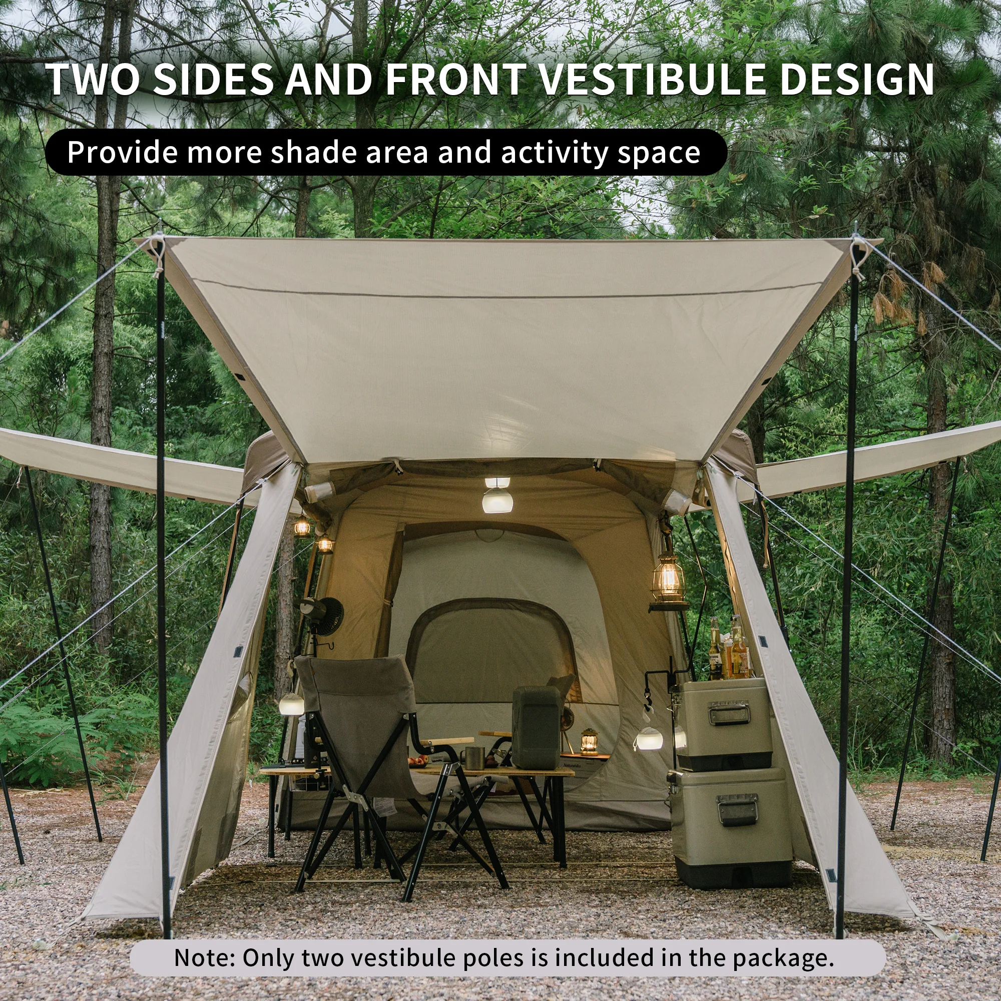 Naturehike Cloud Boat Fast Tunnel Tent - Image 4