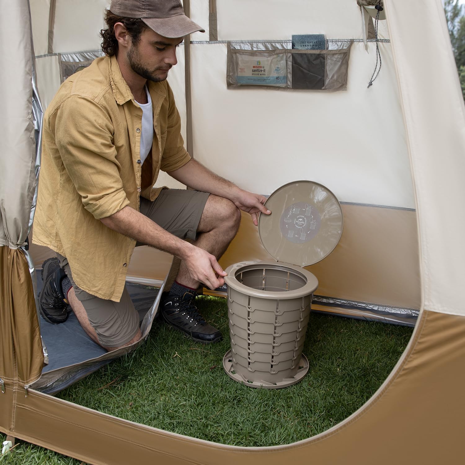 Naturehike Dry & Wet Separation Automatic Shower Tent - Image 4