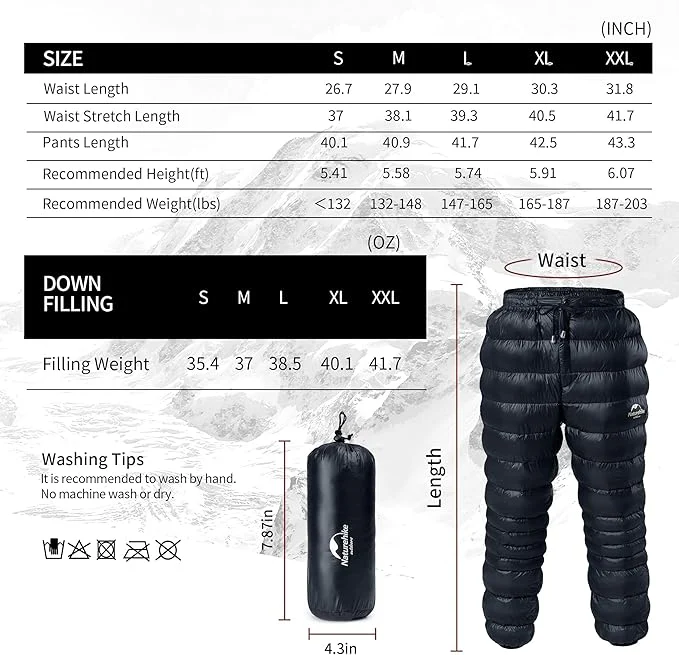 DW-90™ Waterproof Thermal Down Pants - Image 3