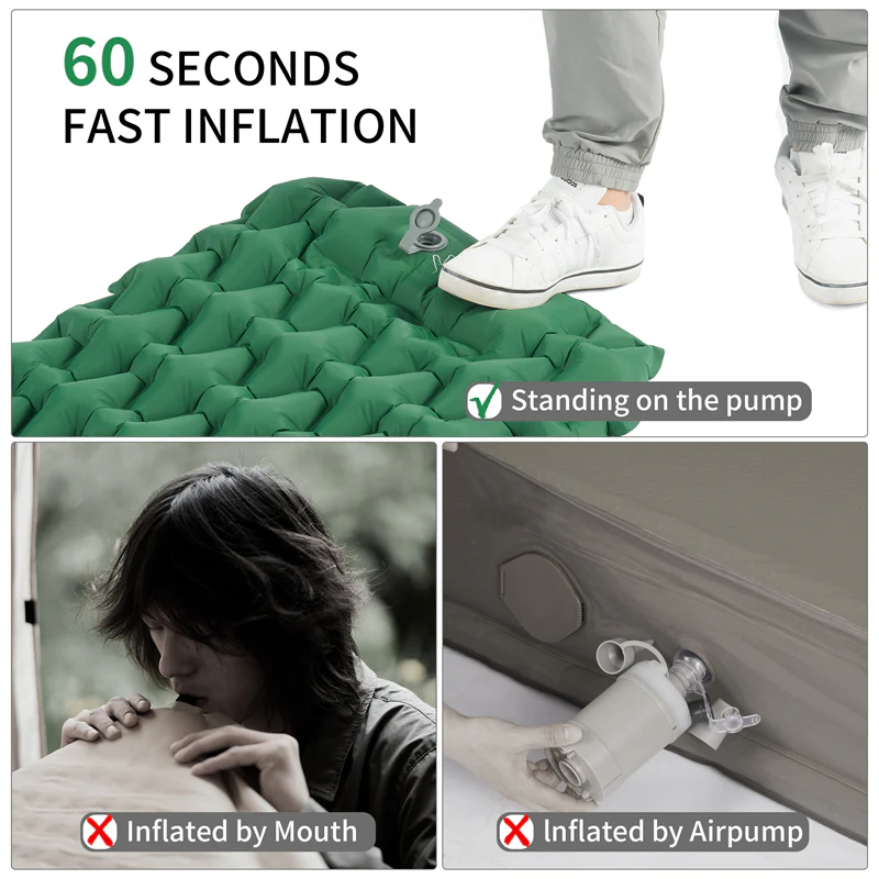 Naturehike FC-12 Foot Pump Inflatable Mat - Image 6