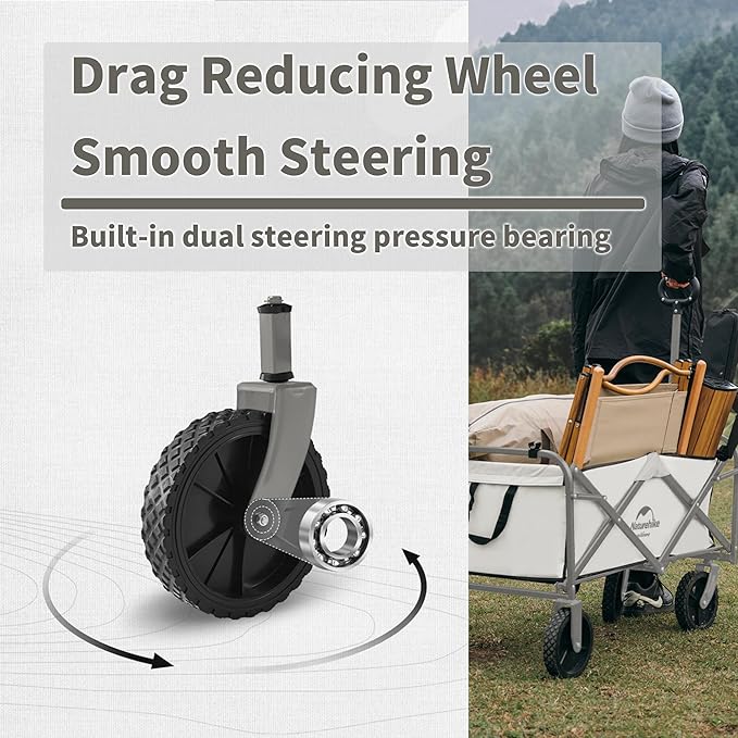 Naturehike Folding Camping Cart 100L Capacity - Image 6