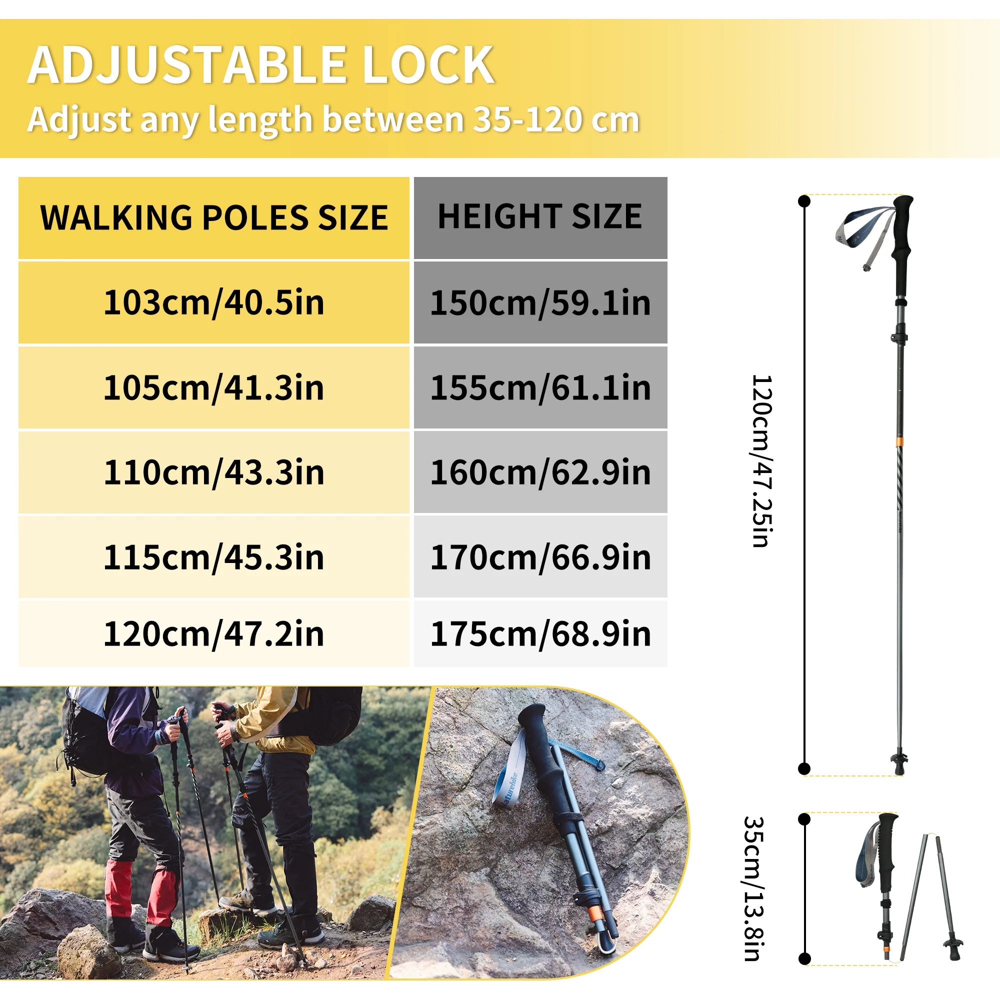 Naturehike Gale Terk UL Trekking Poles - Image 8