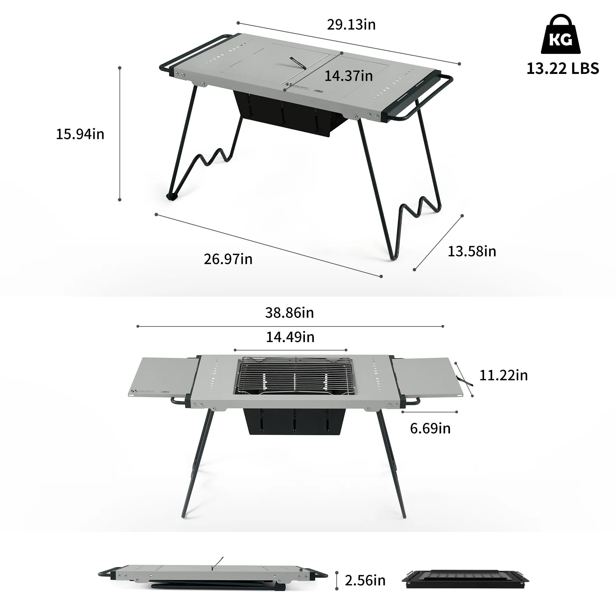 Naturehike Heavy Duty Multifunctional Travel BBQ Table - Image 6