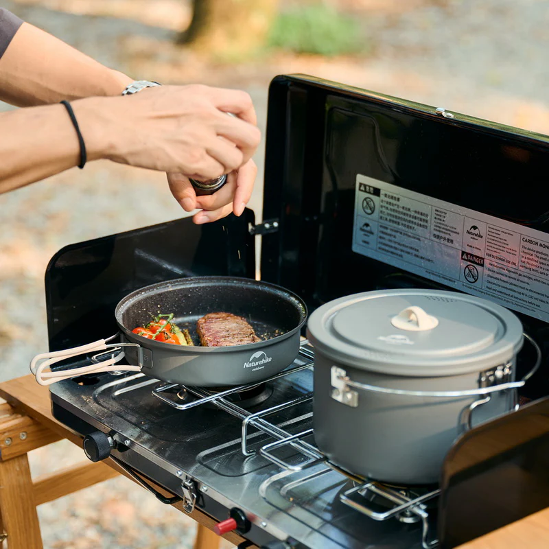 Naturehike JianXing Aluminum Camping Cookware Set - Image 4