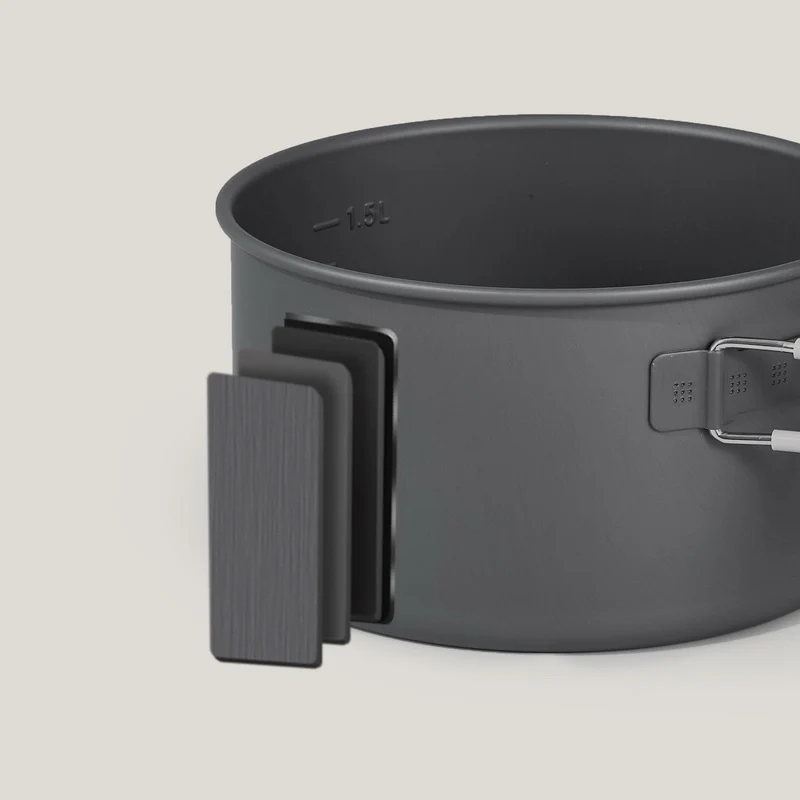 Naturehike JianXing Aluminum Camping Cookware Set - Image 6