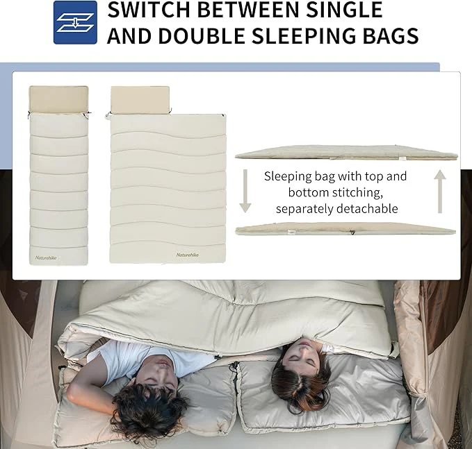 Naturehike LD250 Waterproof Sleeping Bag for All Seasons - Image 6