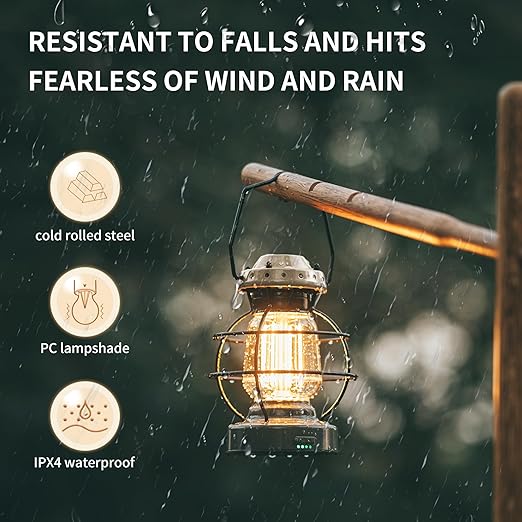 Naturehike LED Camping Lamp 7500mAh Rechargeable IPX4 Waterproof 55h Runtime - Image 2